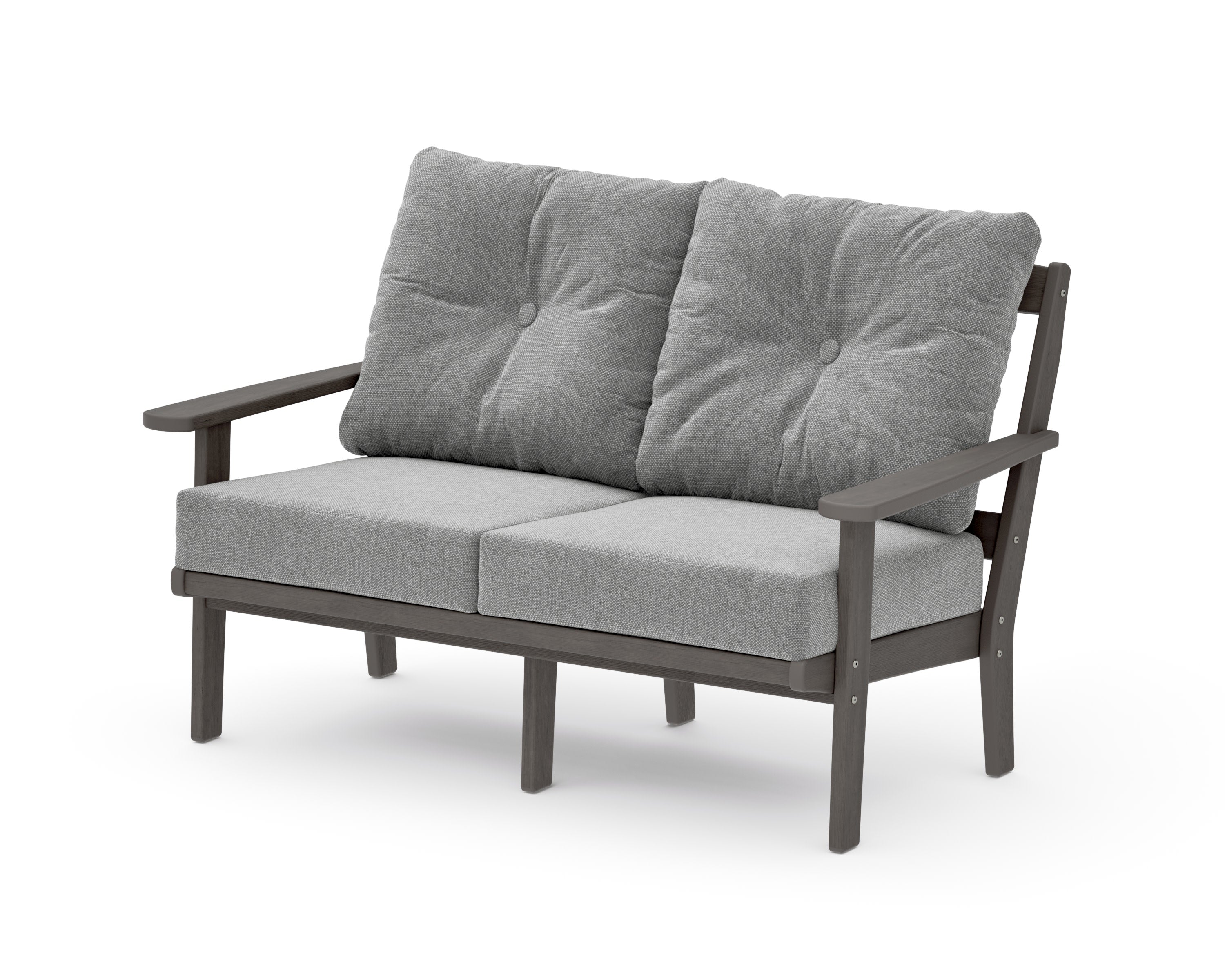 Mission Deep SeatingLoveseat in Driftwood / Grey Mist