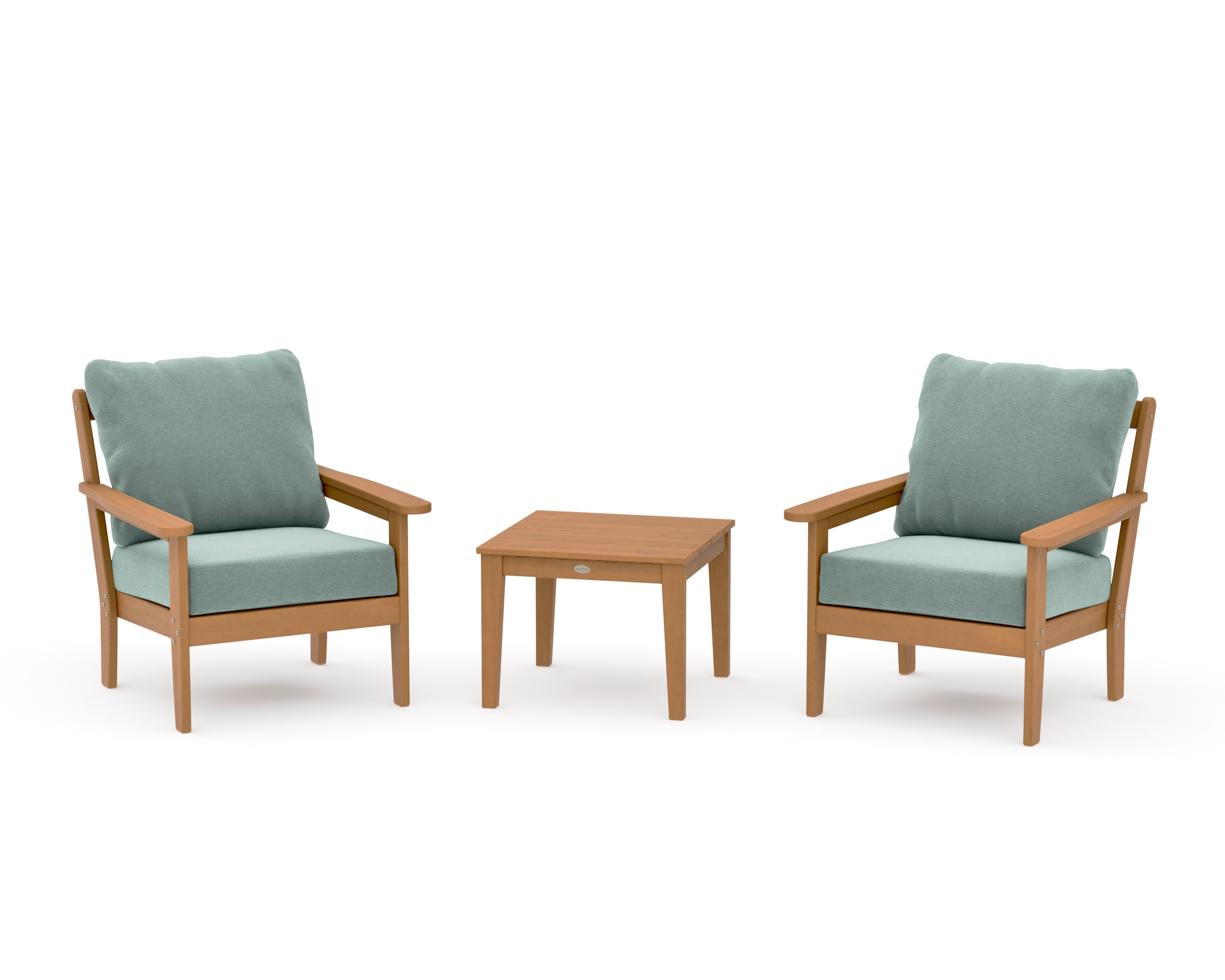 Cottage 3-Piece Deep Seating Set in Natural / Glacier Spa