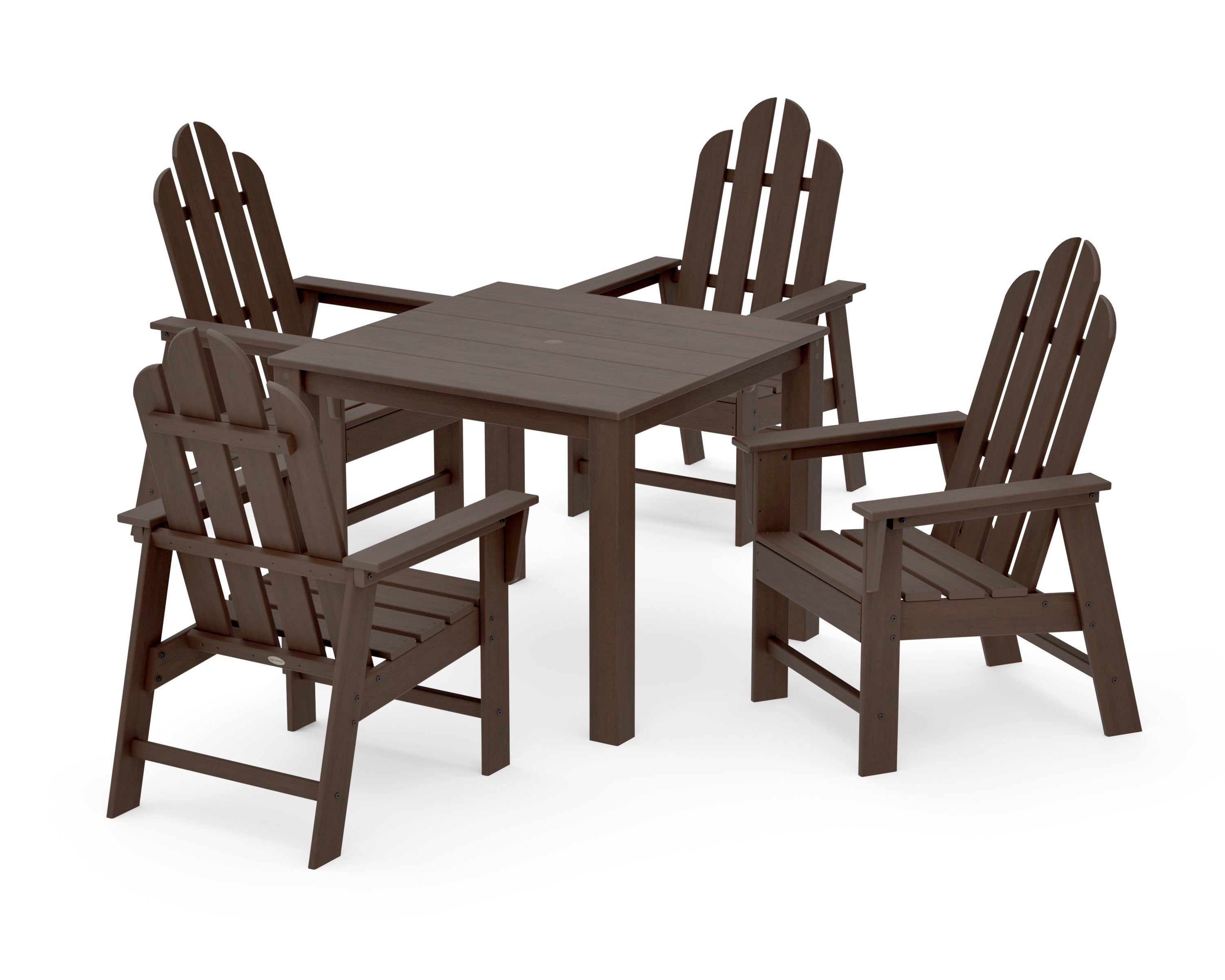Long Island 5-Piece Parsons Dining Set in Kona