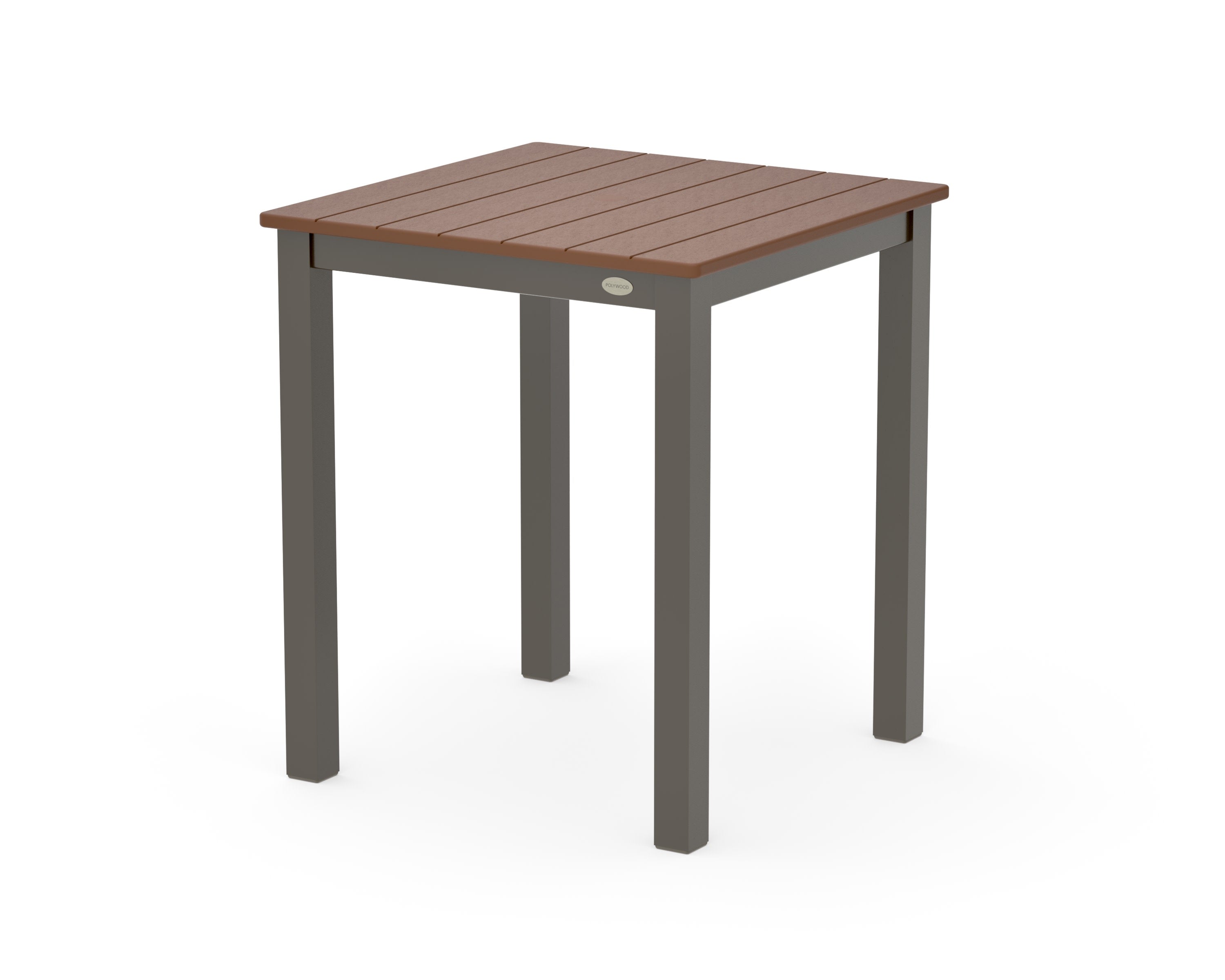 Main Street 26 x 26 Dining Table in Bronze / Teak
