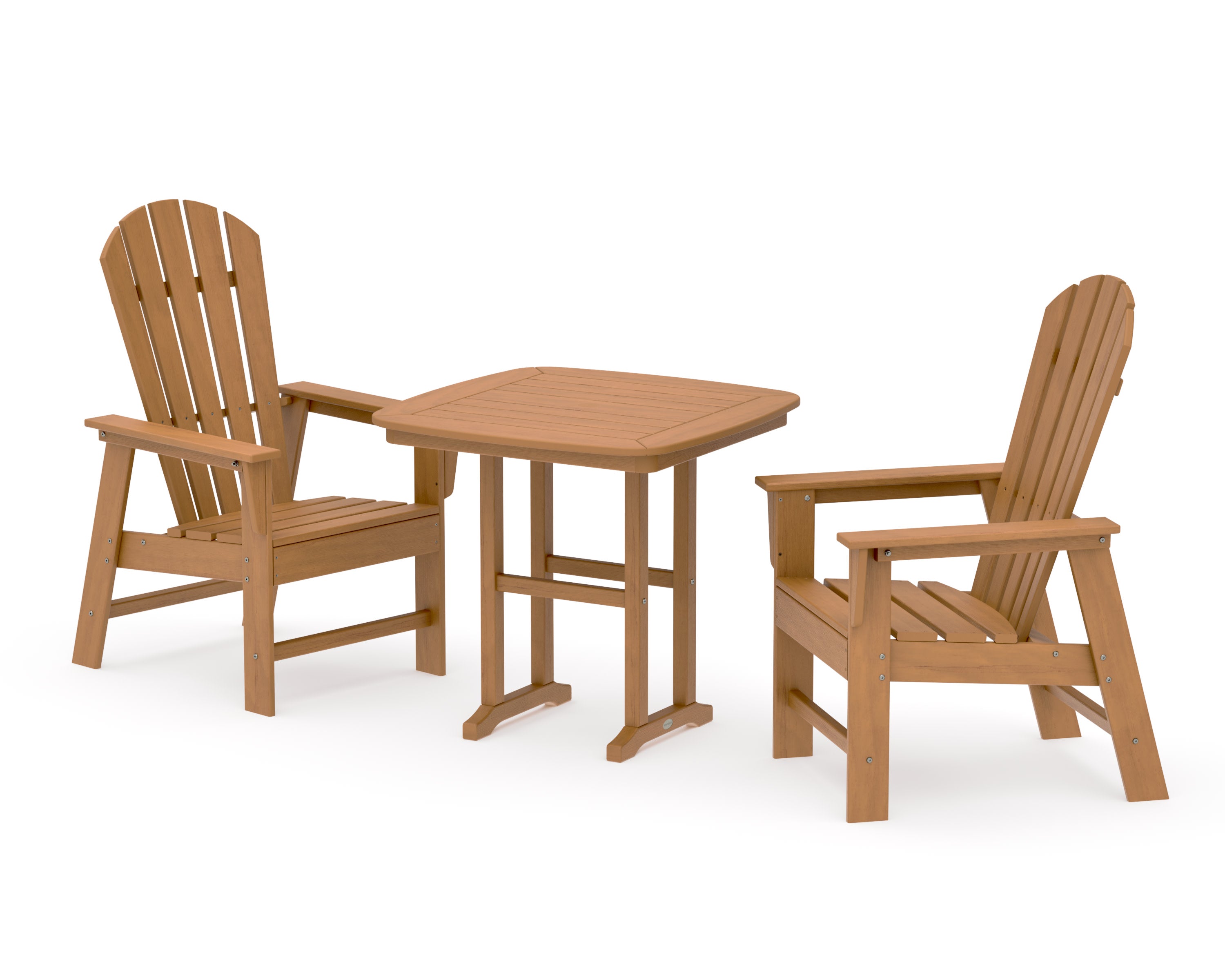 South Beach 3-Piece Dining Set in Natural
