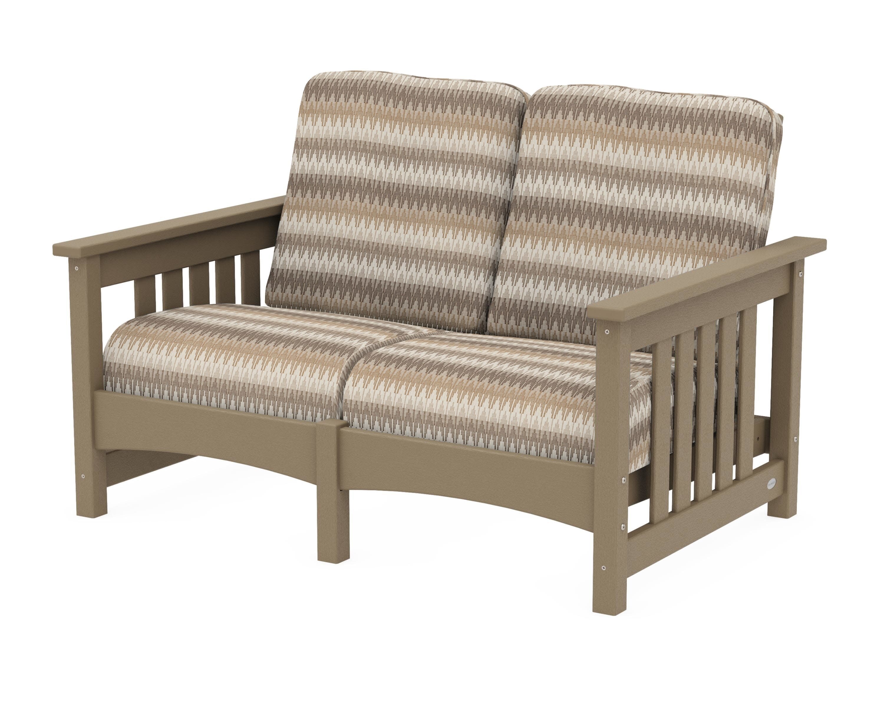 Club Mission Loveseat in Vintage Sahara / Valley Dune