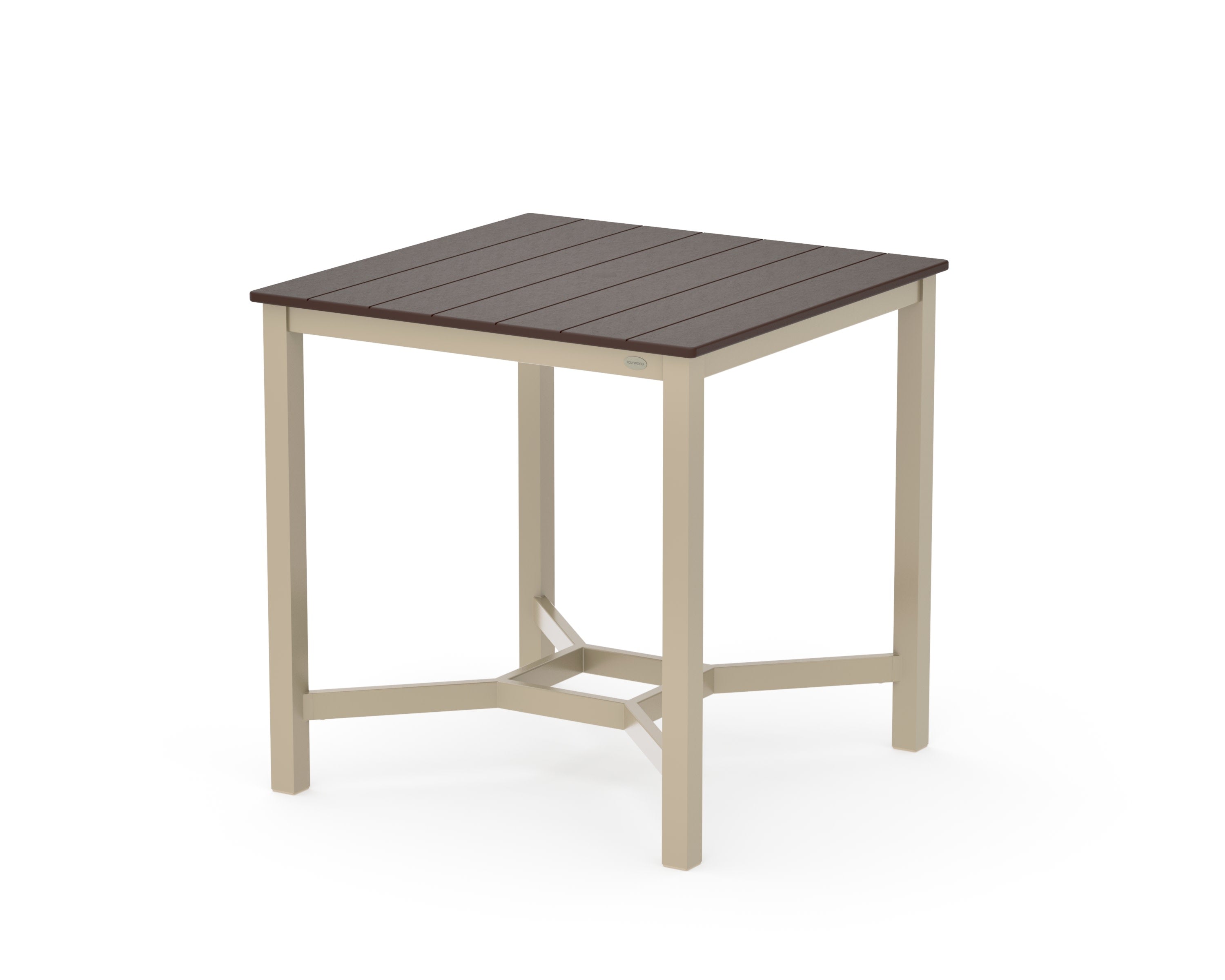 Main Street 36 x 36 Counter Table in Sand / Mahogany