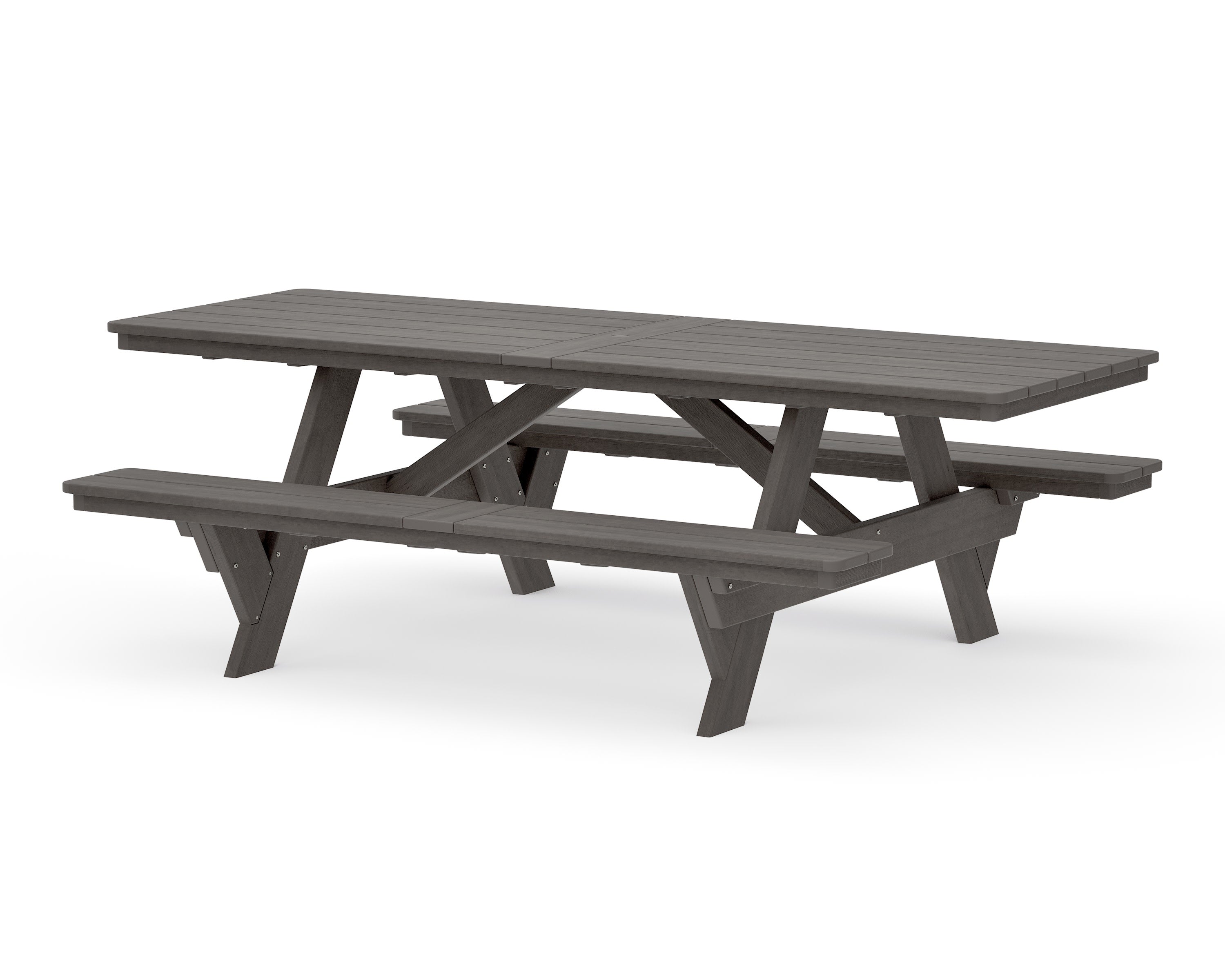 Rockford 98 ADA Picnic Table in Driftwood