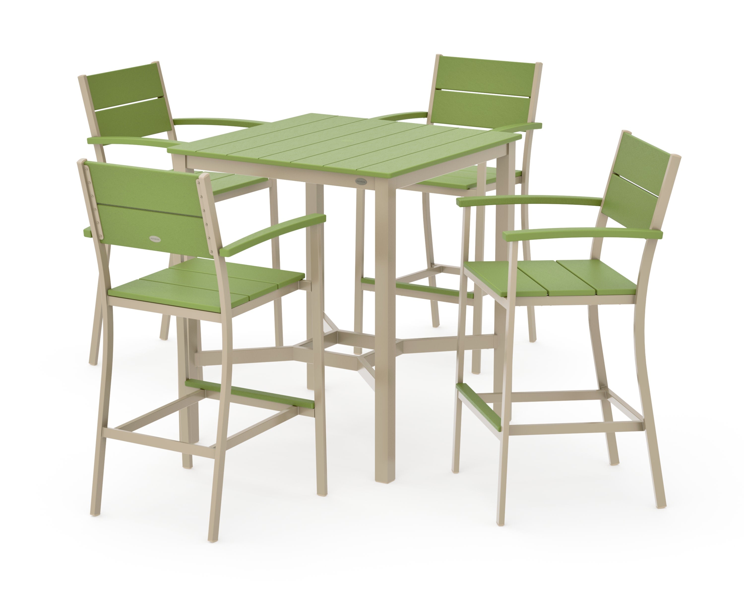 Main Street 5-Piece Bar Set in Sand / Lime