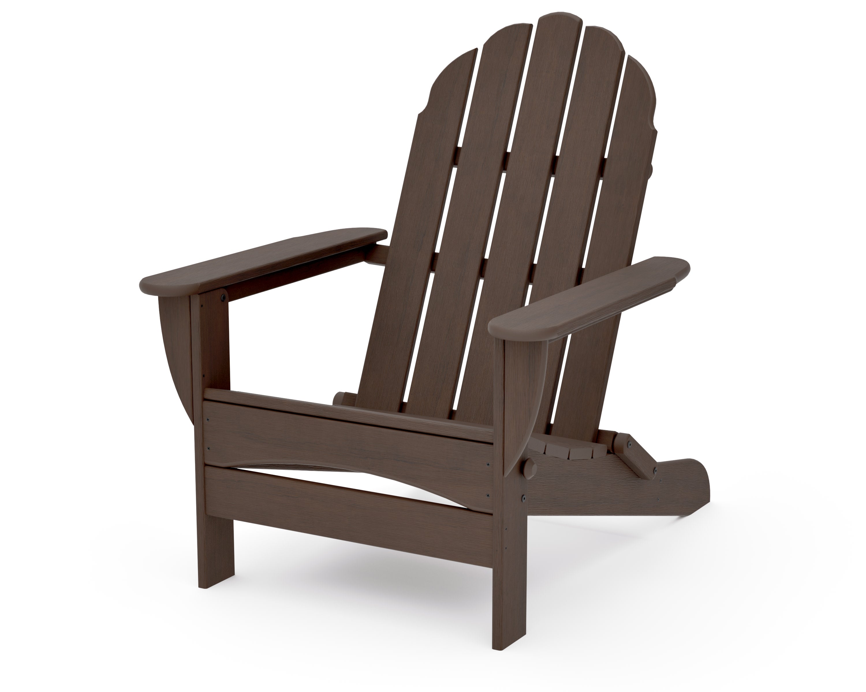Classic Oversized Folding Adirondack Chair in Kona