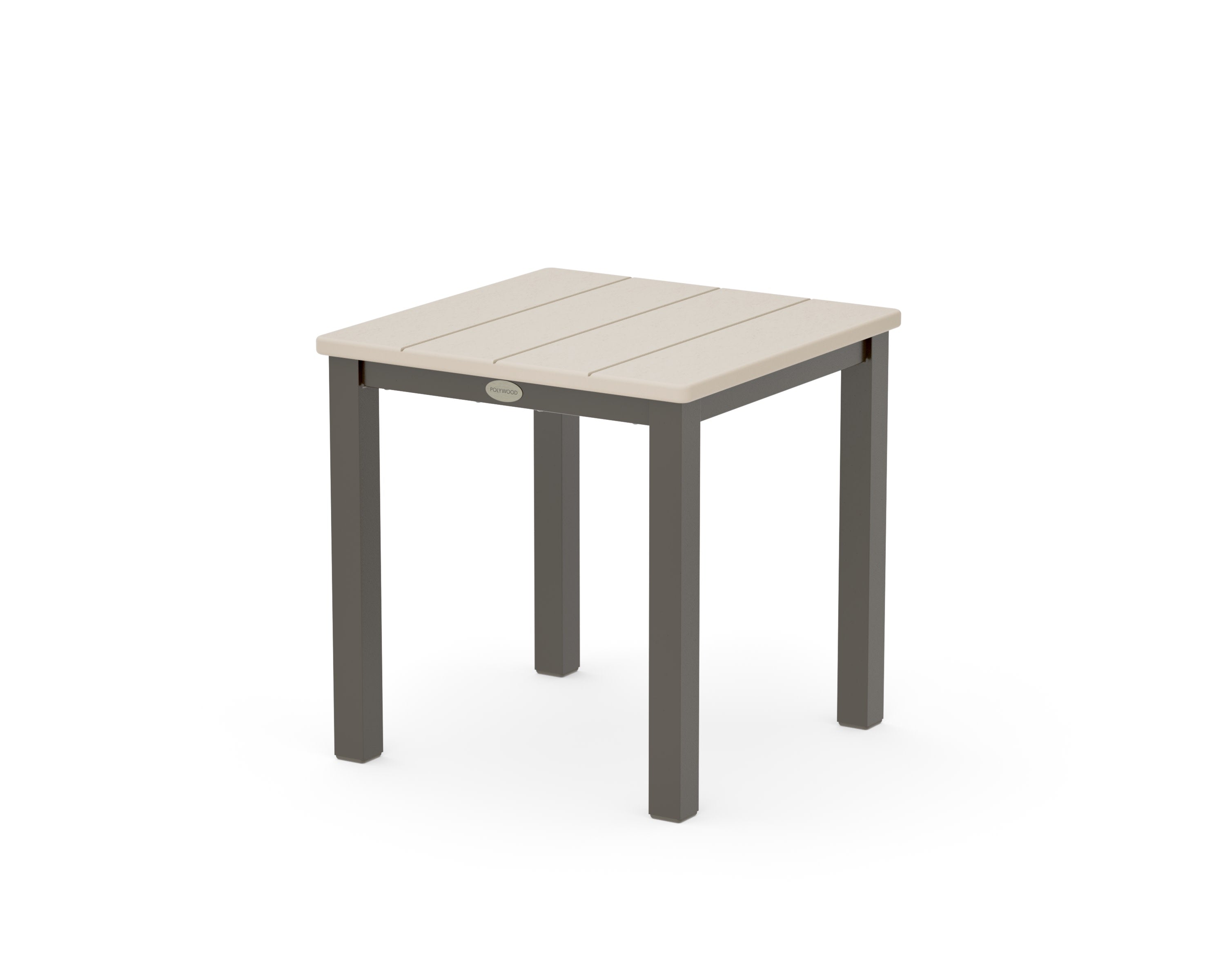 Main Street 18" Side Table in Bronze / Sand