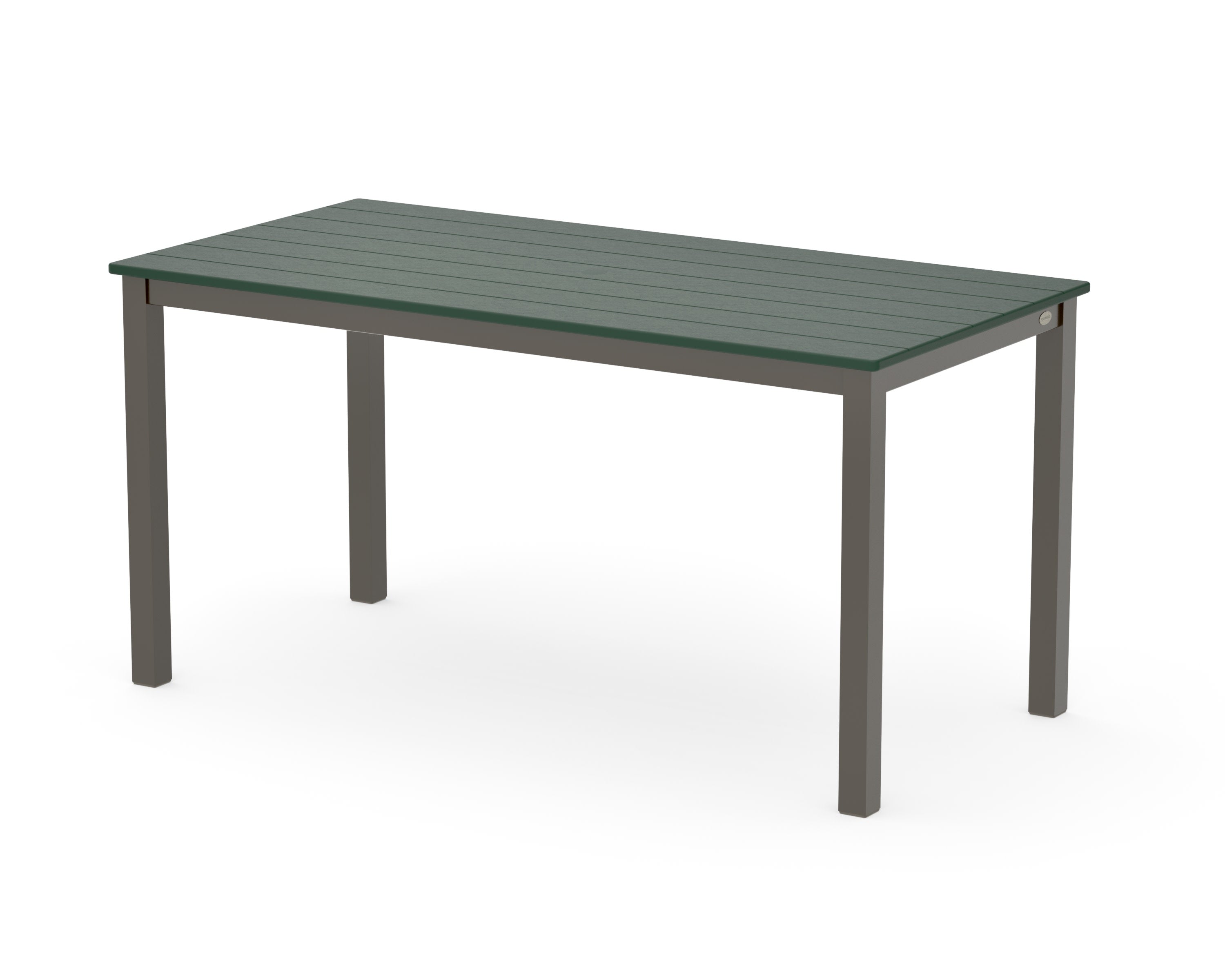 Main Street 30 x 60 Dining Table in Bronze / Green