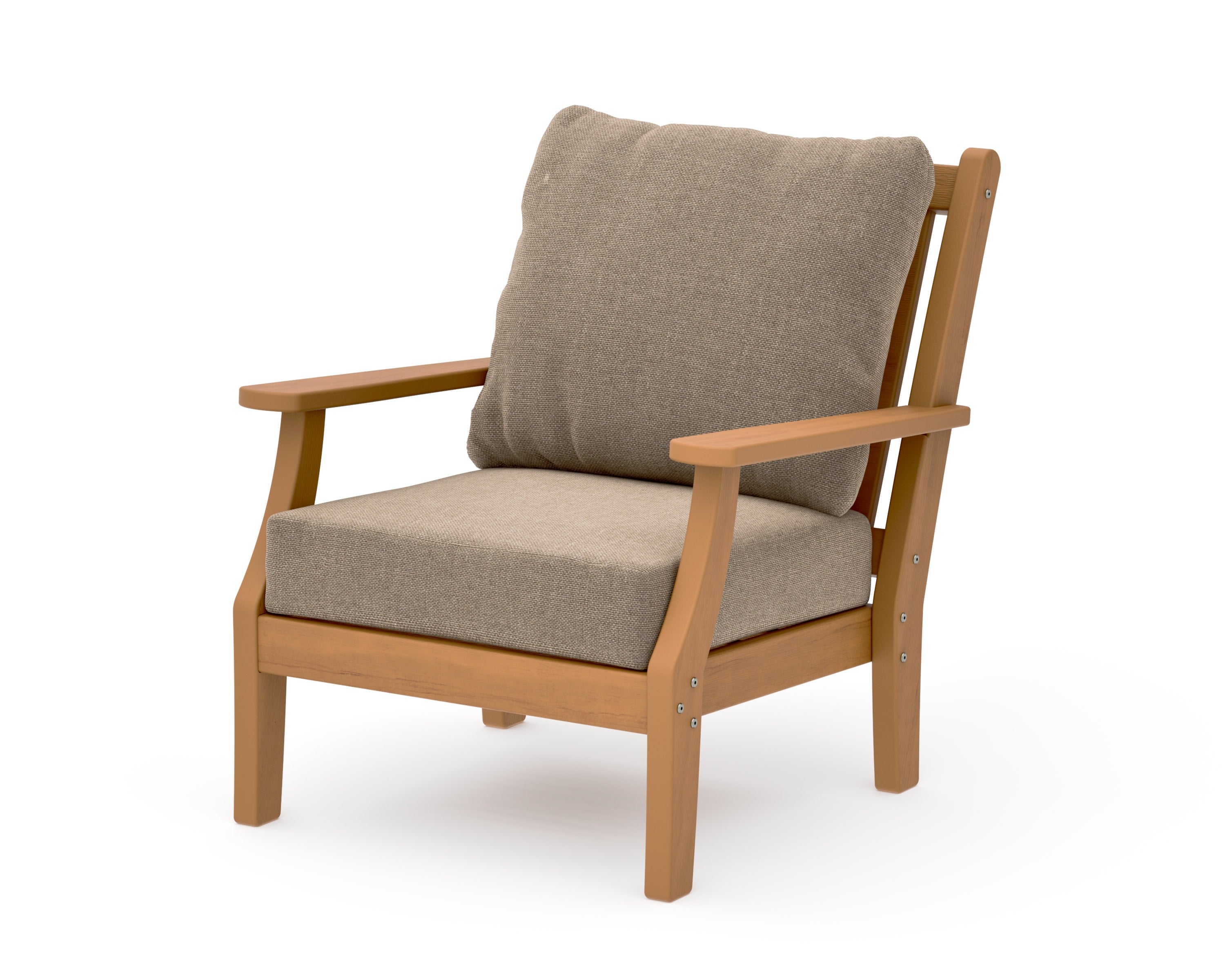Wovendale Deep Seating Chair in Natural / Spiced Burlap
