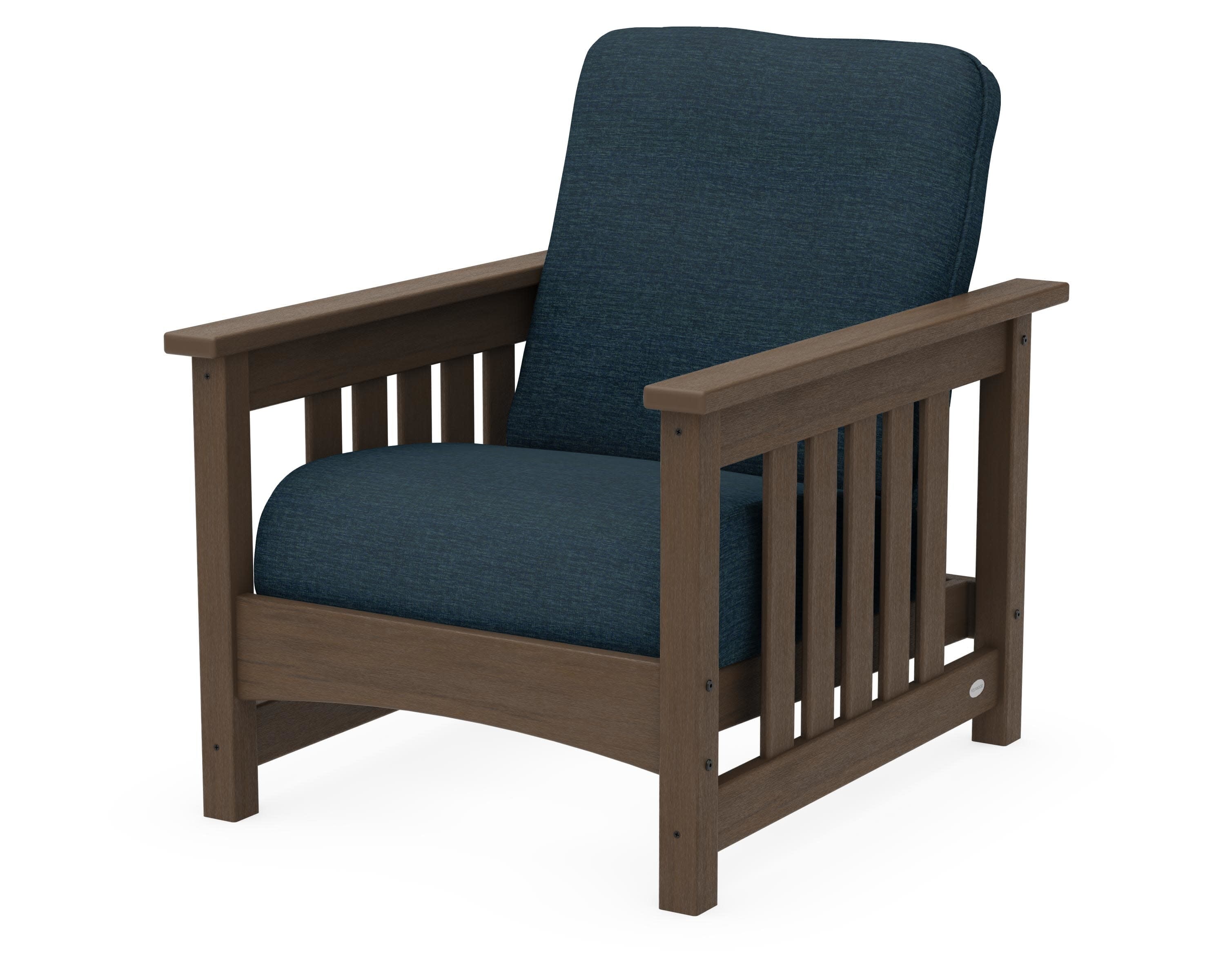 Club Mission Chair in Kona / Platform Indigo