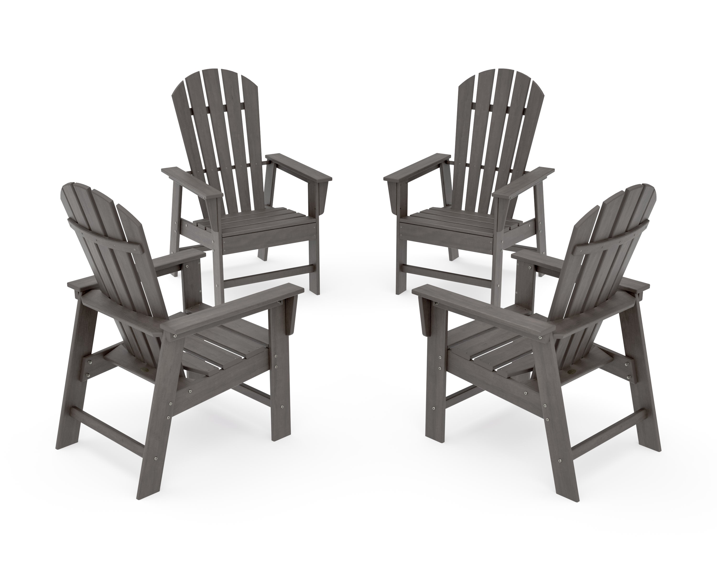 4-Piece South Beach Casual Chair Conversation Set in Driftwood