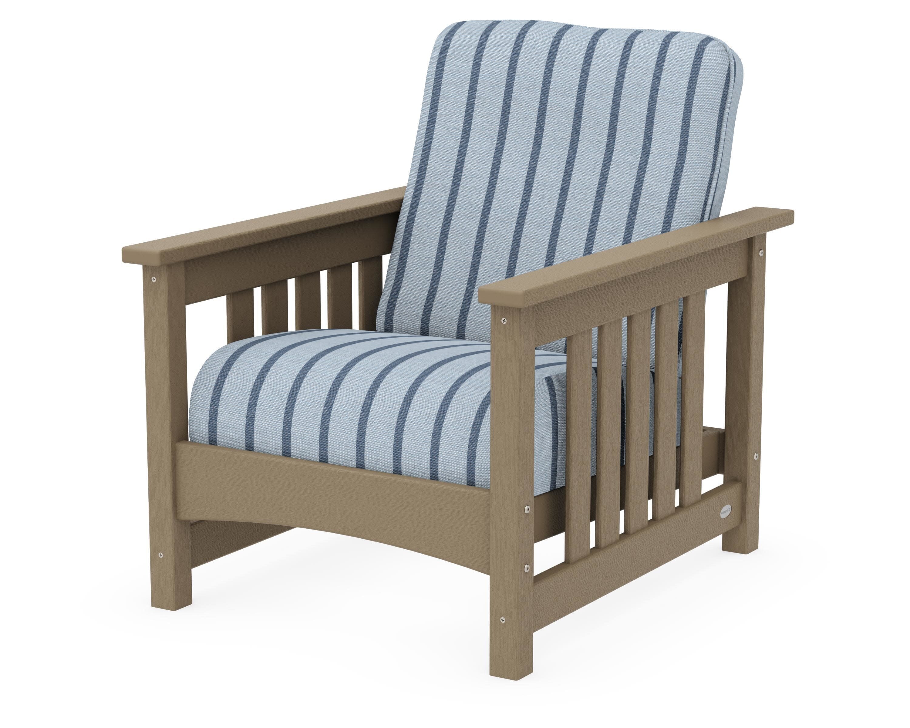 Club Mission Chair in Vintage Sahara / Unwind Sky