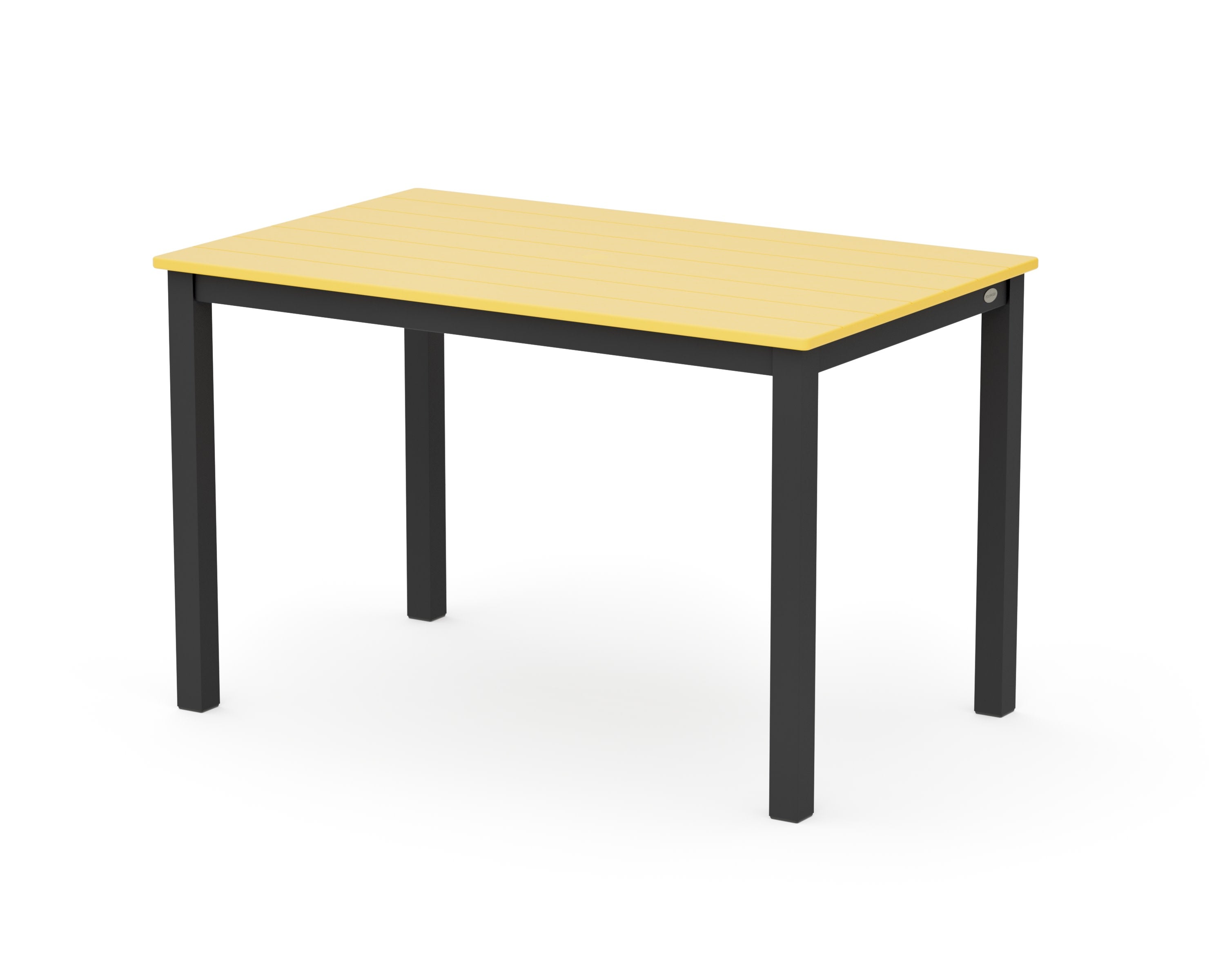Main Street 30 x 48 Dining Table in Black / Lemon
