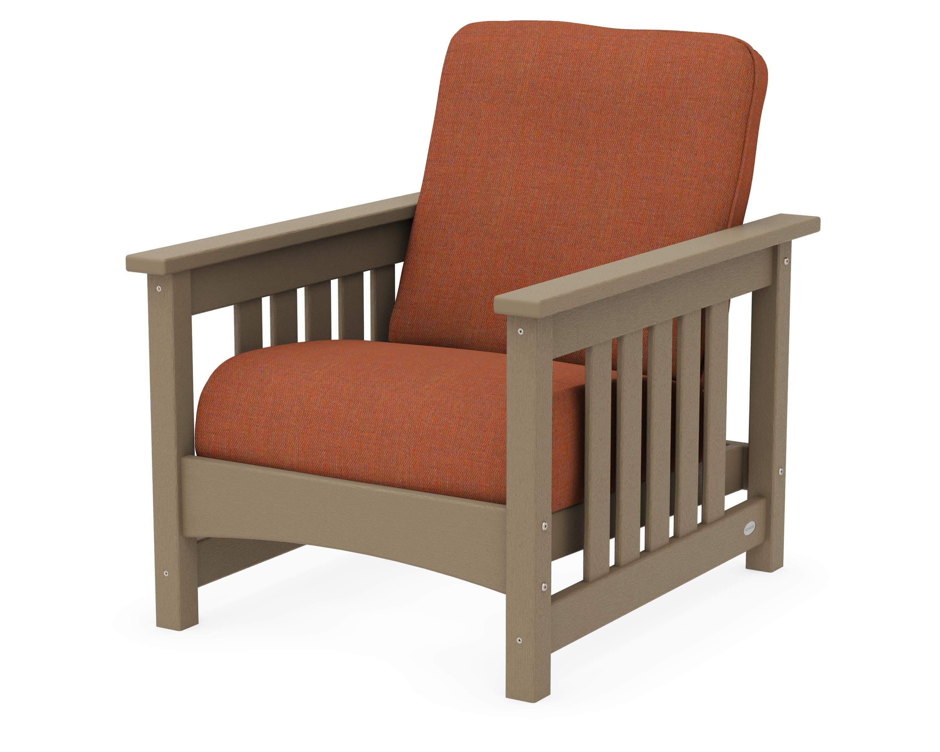 Club Mission Chair in Vintage Sahara / Play Adobe