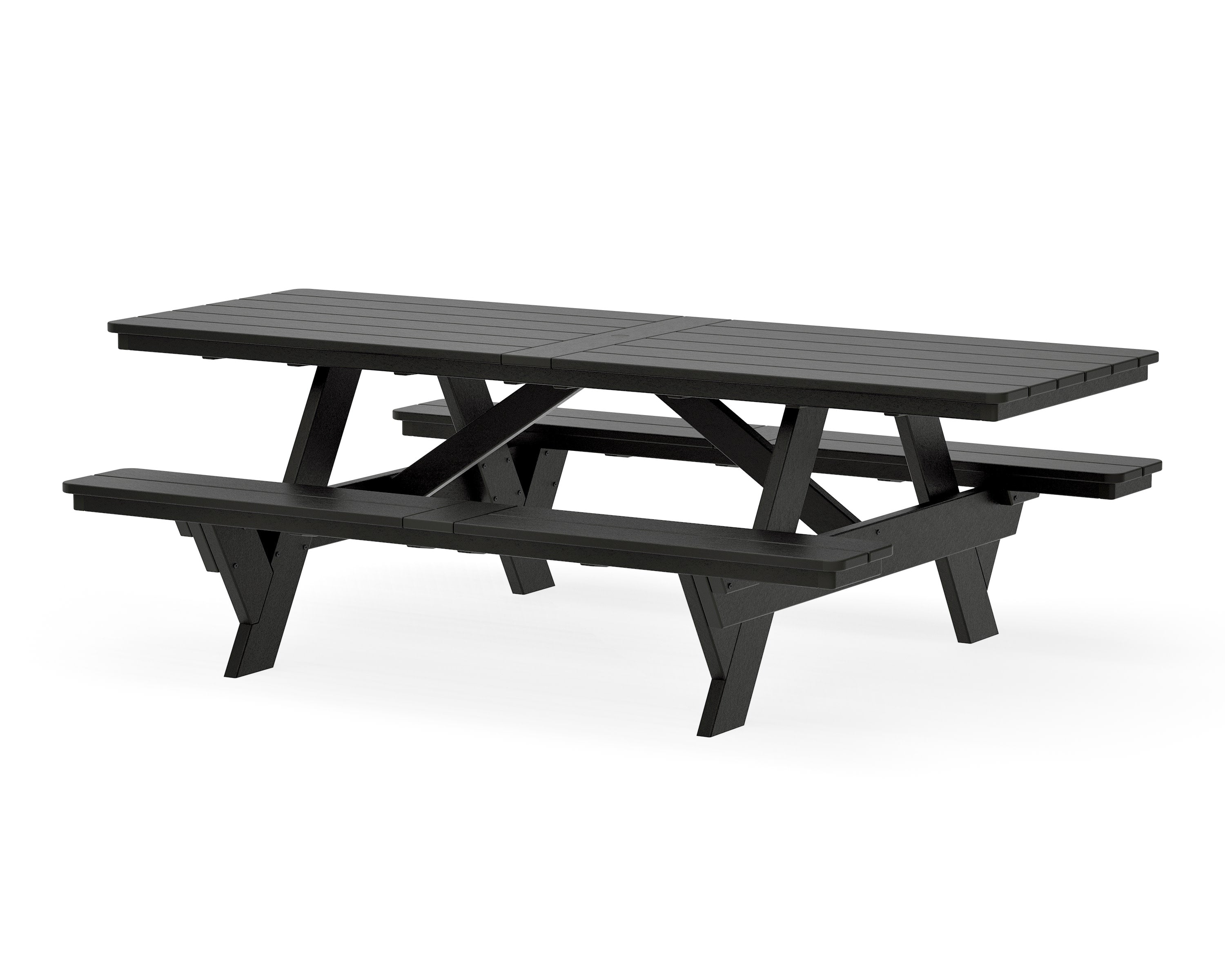 Rockford 98 ADA Picnic Table in Black