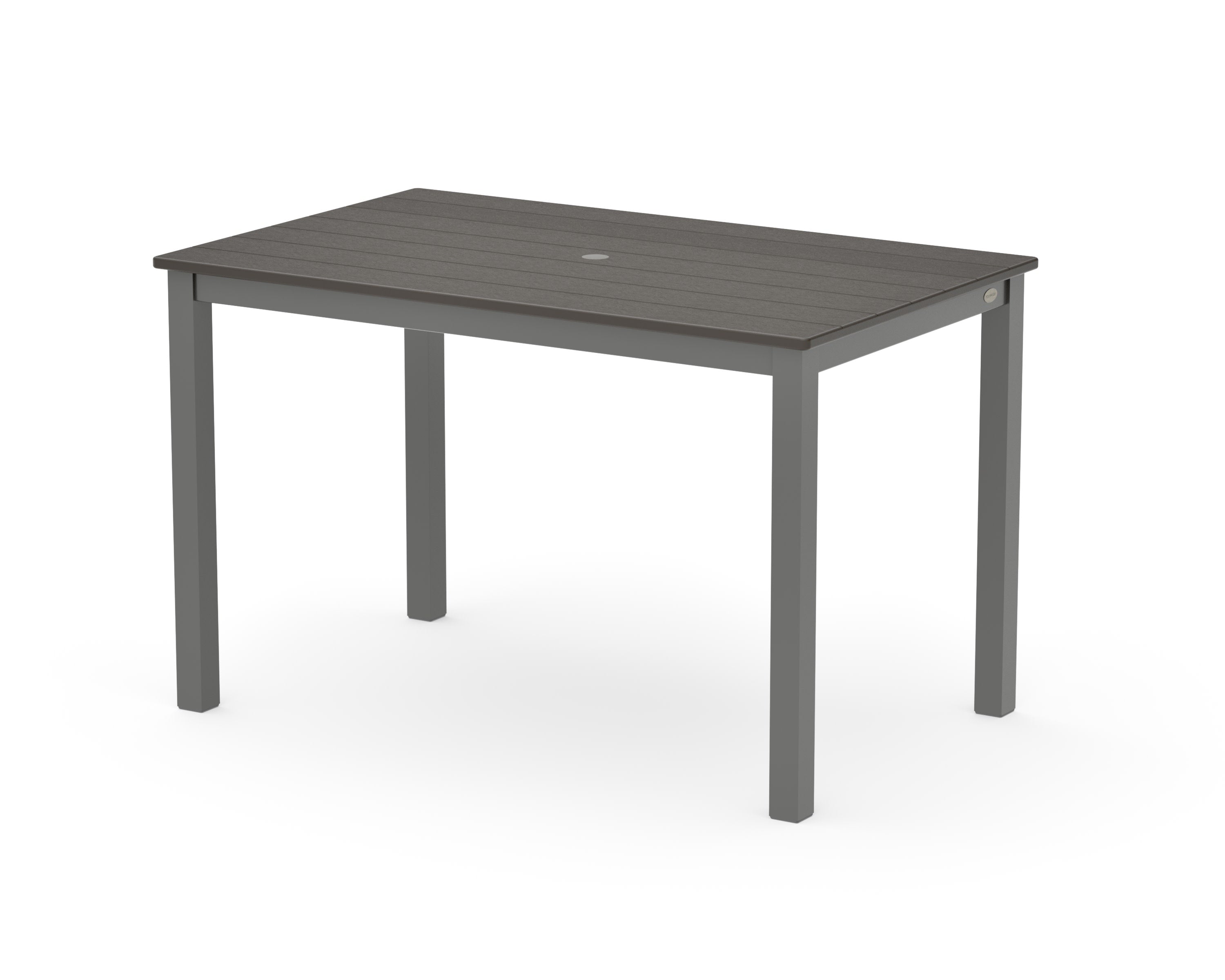 Main Street 30 x 48 Dining Table in Charcoal / Vintage Coffee
