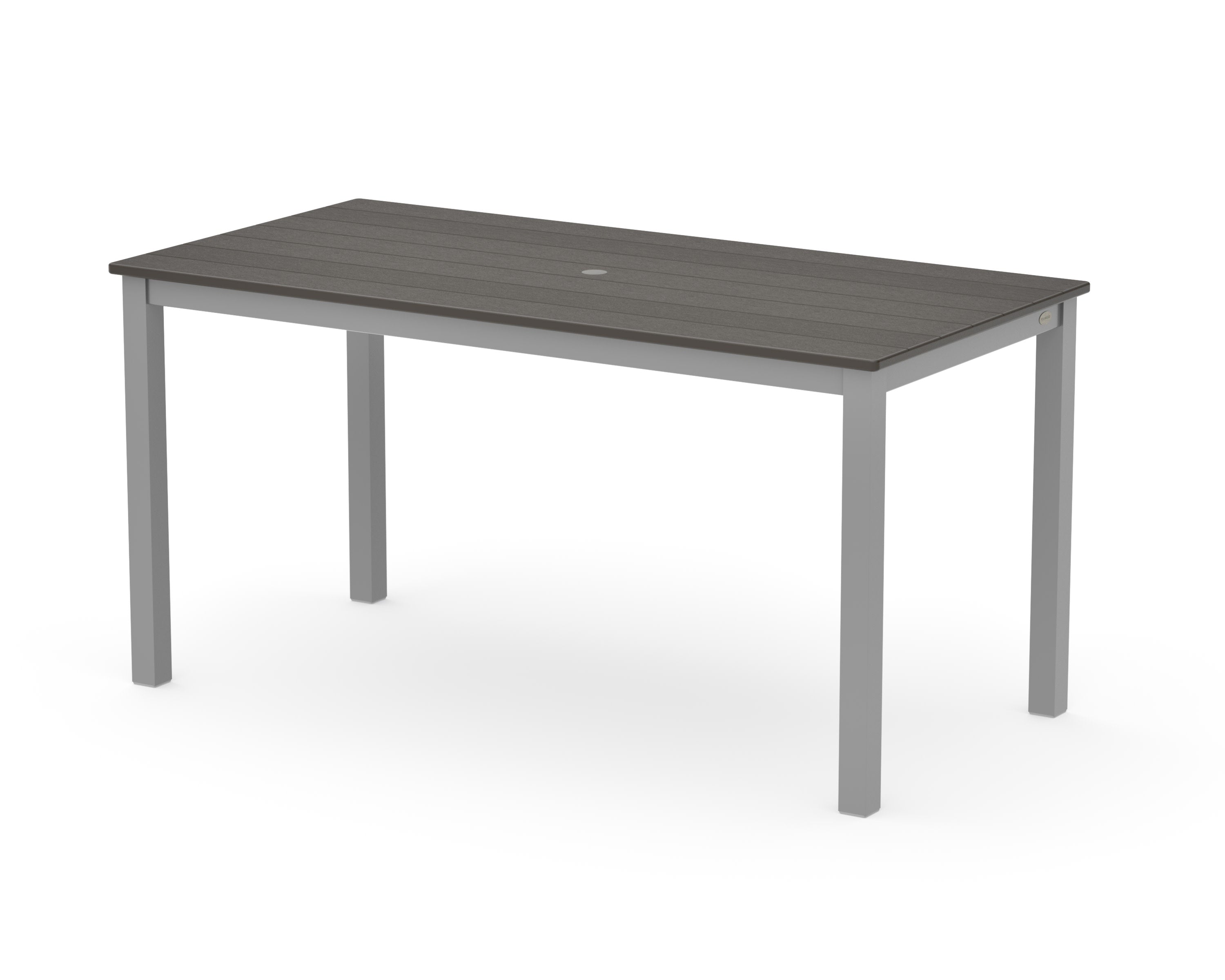Main Street 30 x 60 Dining Table in Silver / Vintage Coffee