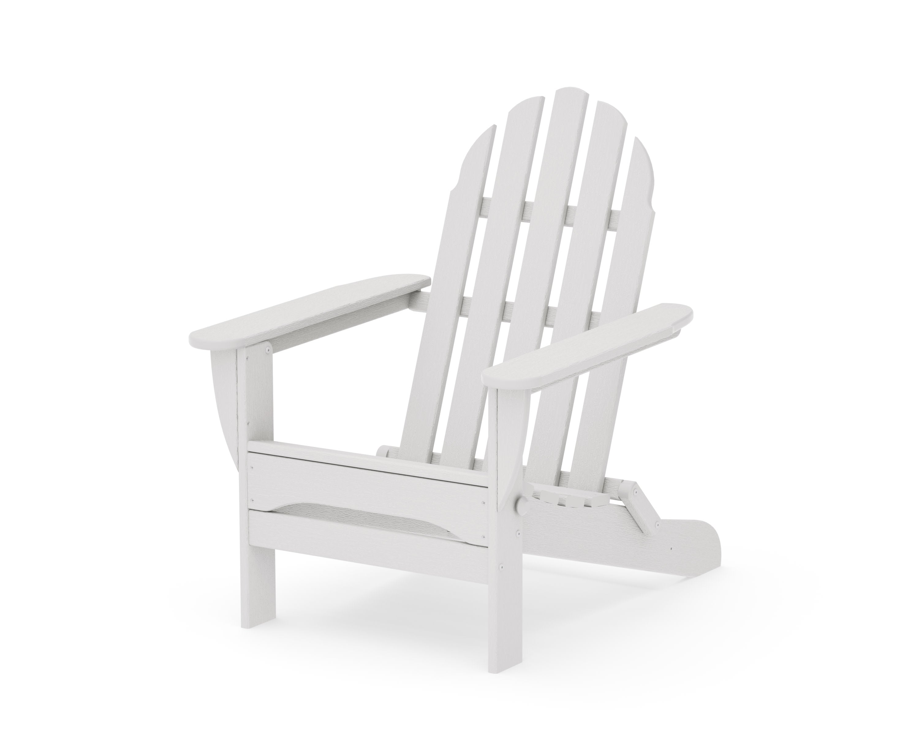 Classic Folding Adirondack Chair in Vintage White