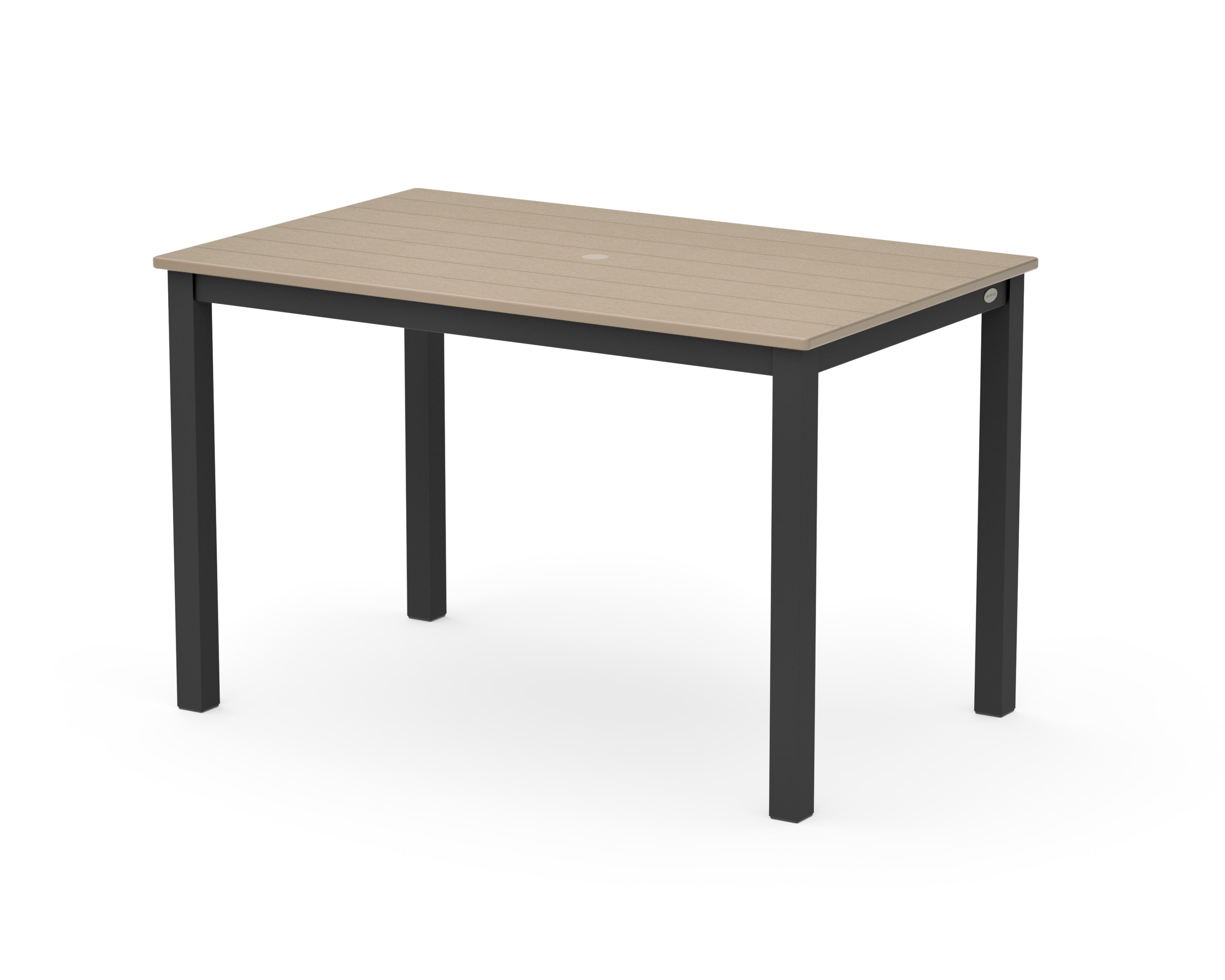 Main Street 30 x 48 Dining Table in Black / Vintage Sahara