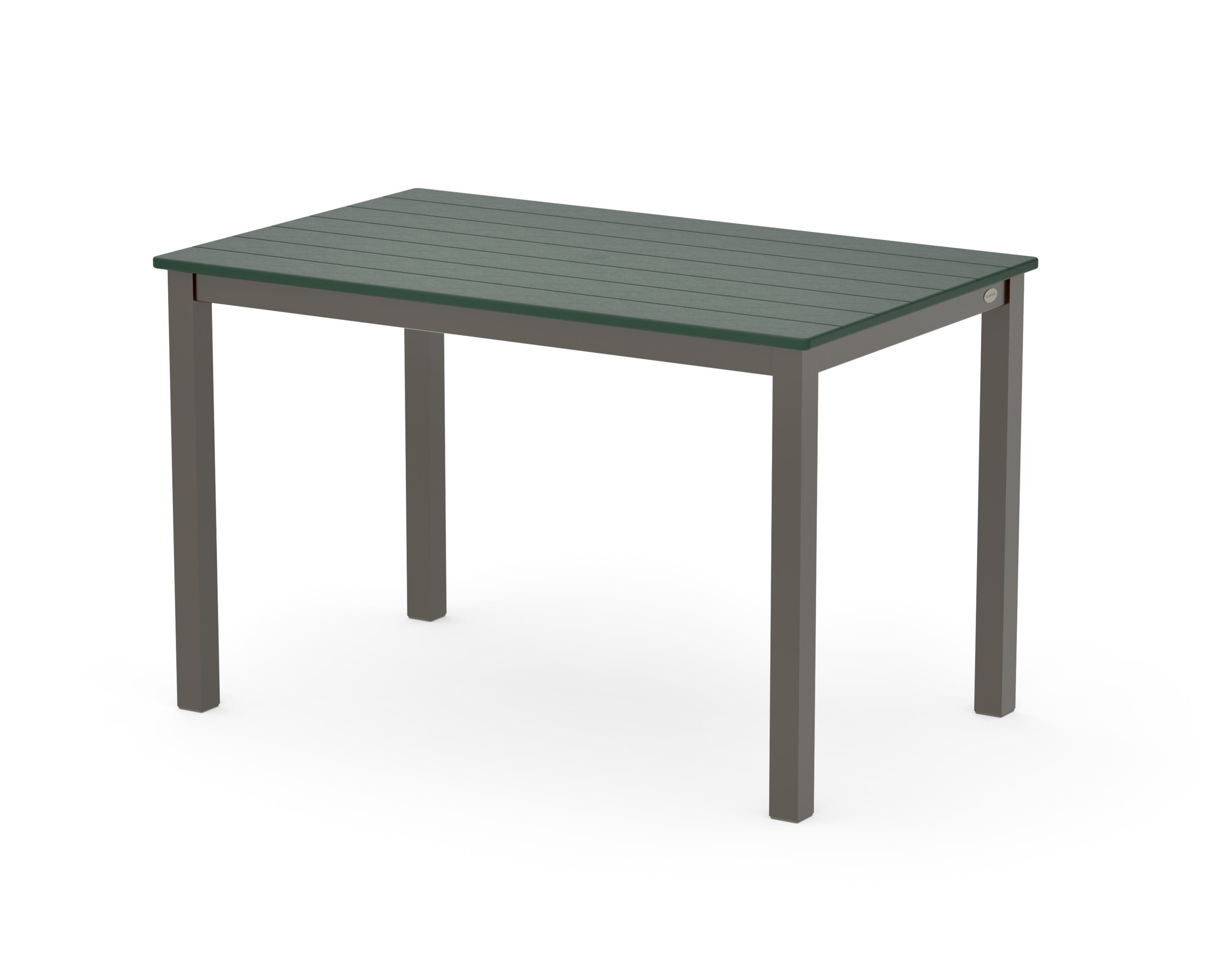Main Street 30 x 48 Dining Table in Bronze / Green