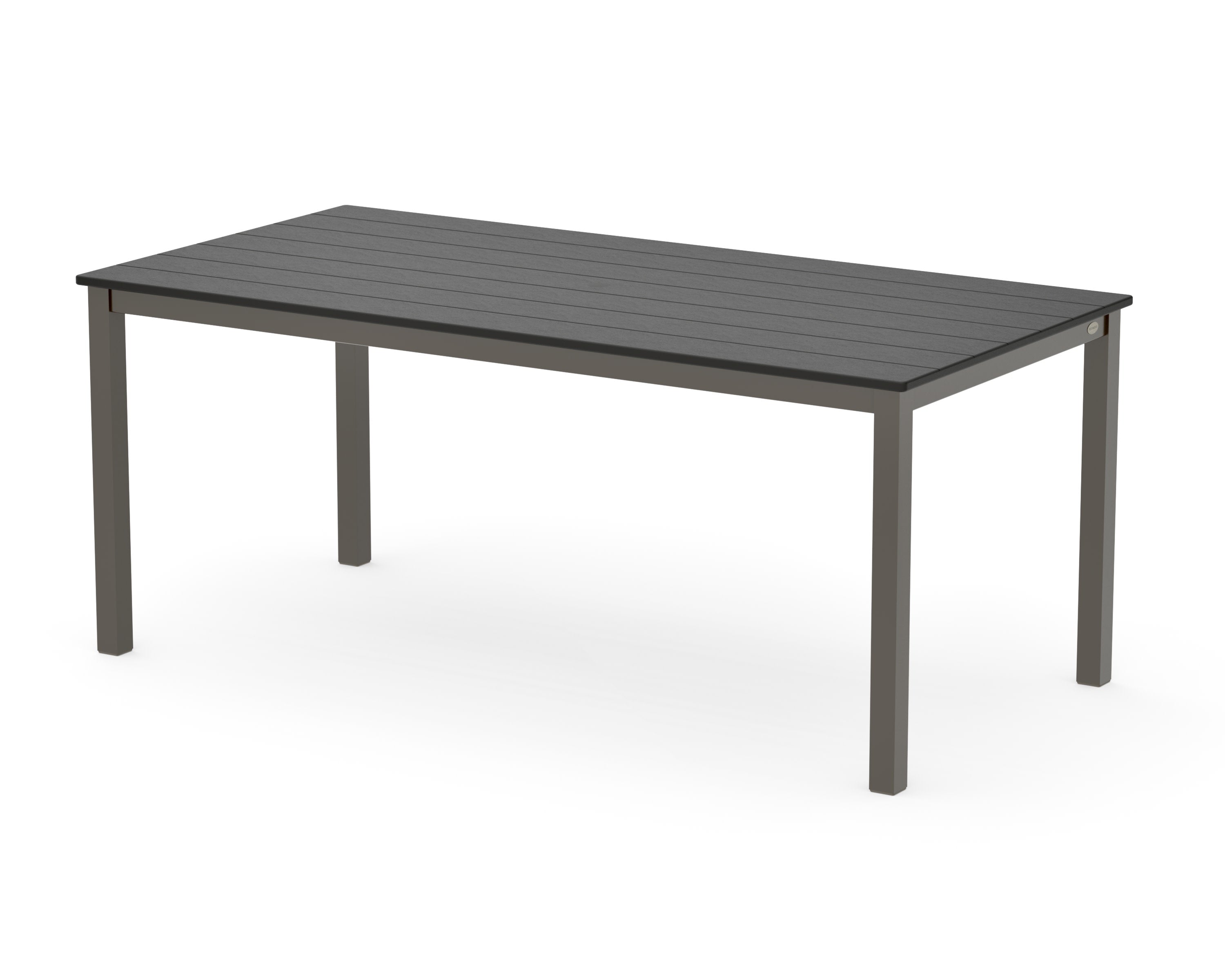 Main Street 36" x 72" Dining Table in Bronze / Black