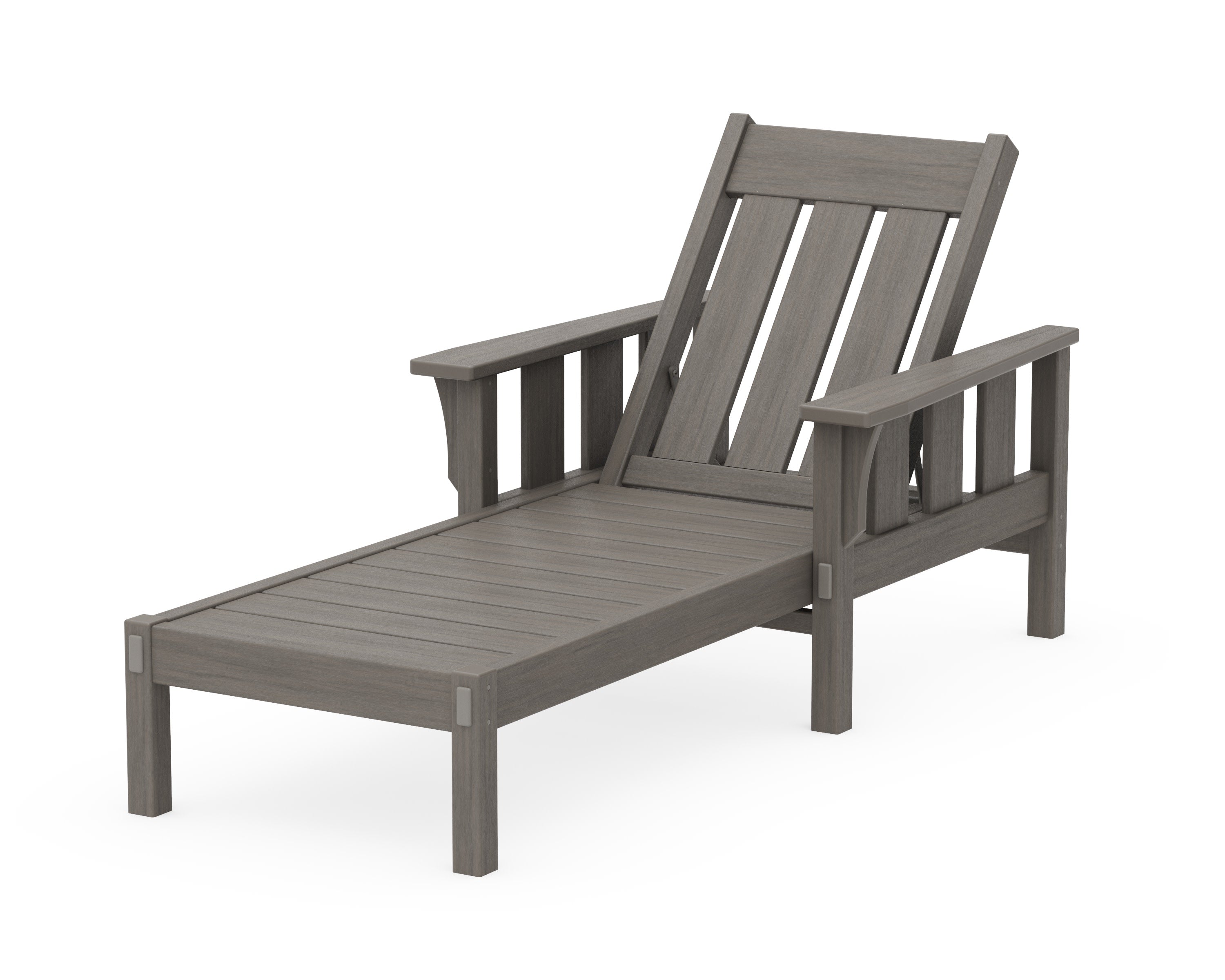 Acadia Chaise Lounge in Driftwood
