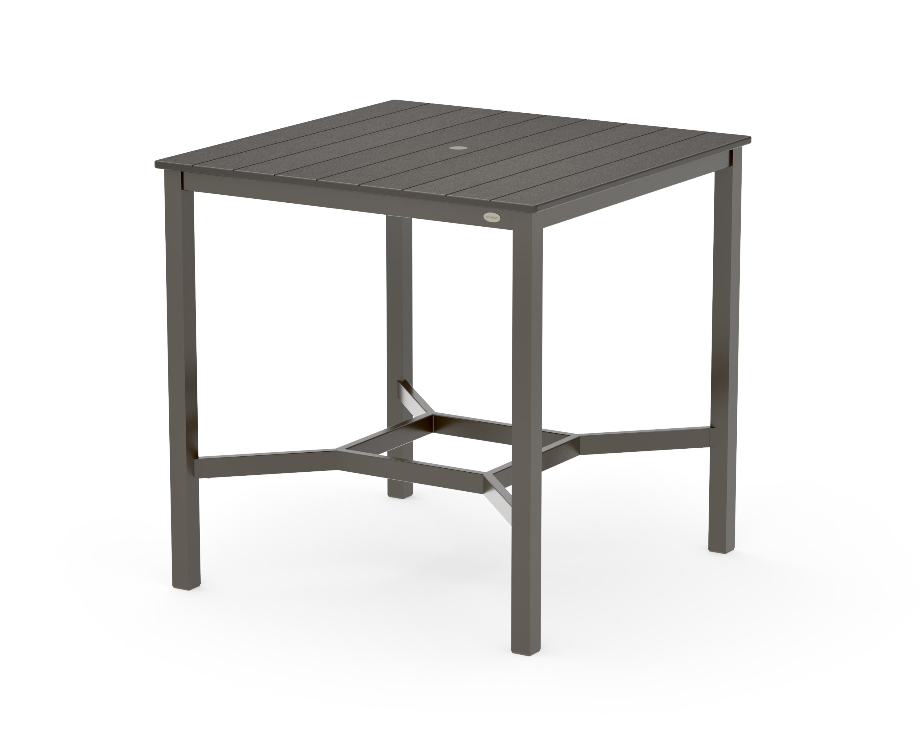 Main Street 42 x 42 Bar Table in Bronze / Vintage Coffee