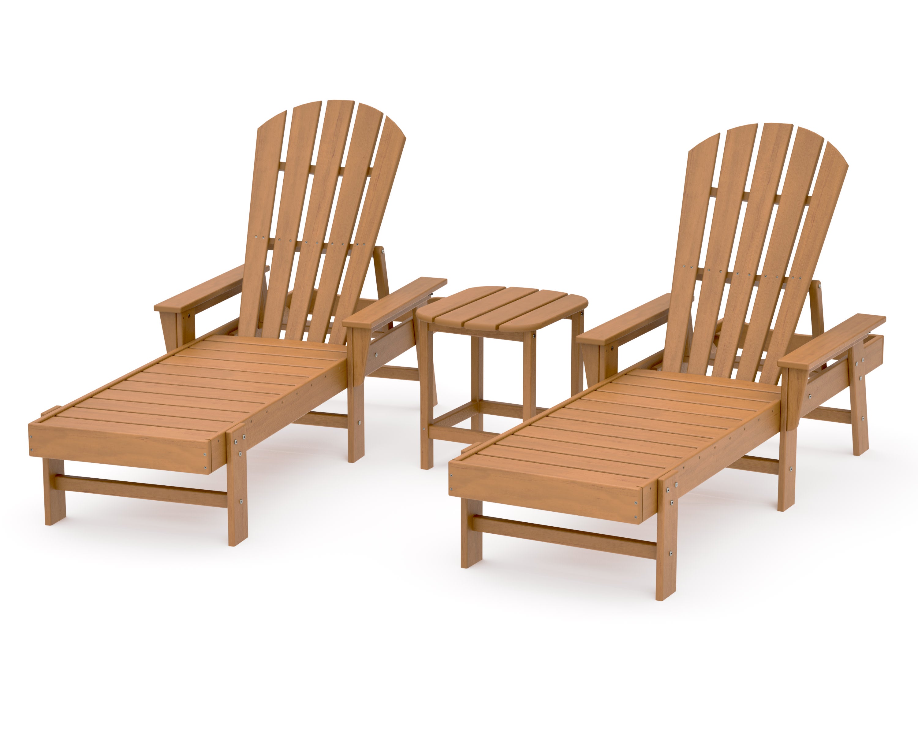 South Beach Chaise 3-Piece Set in Natural