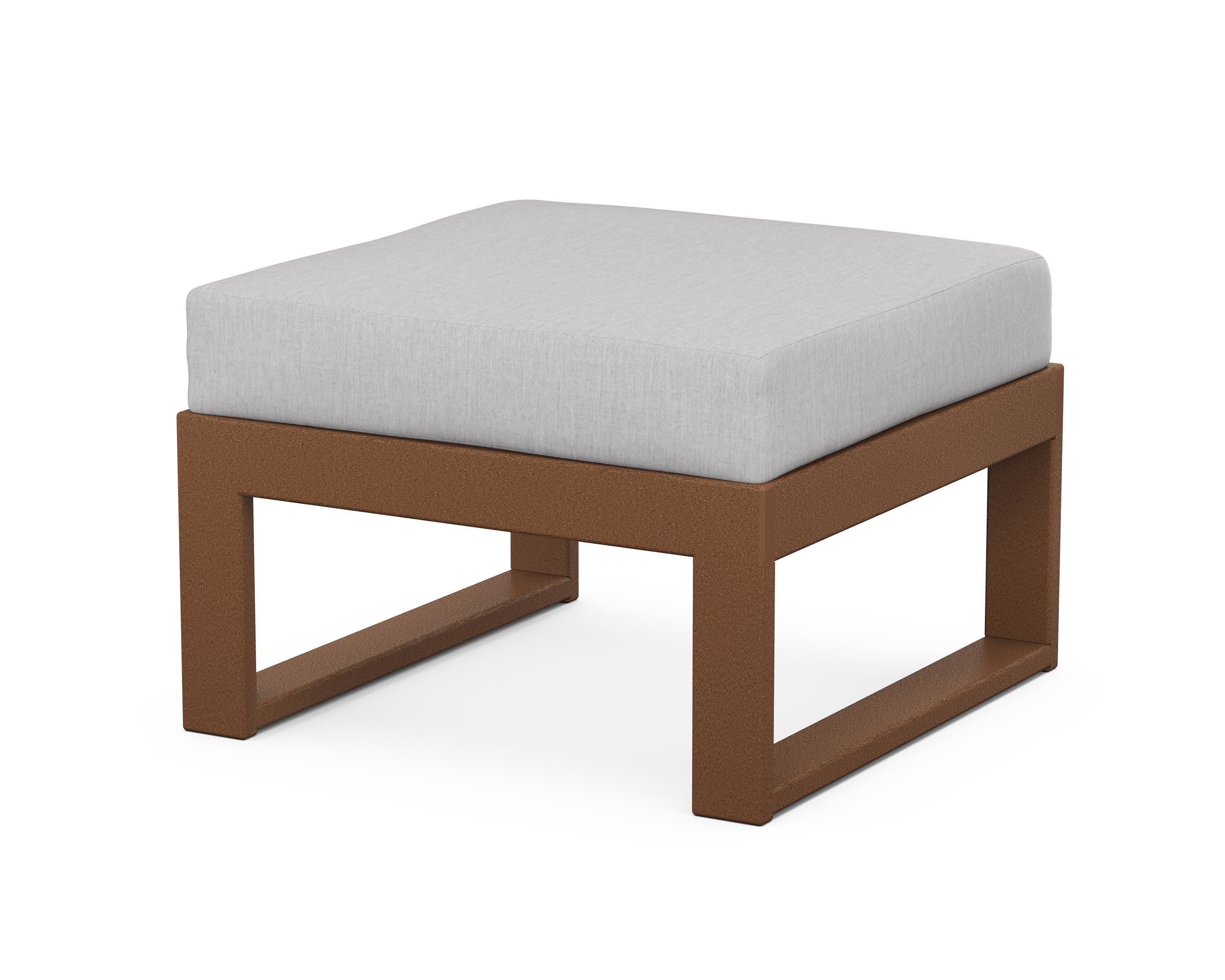 Modular Ottoman - Modern in Teak / Granite