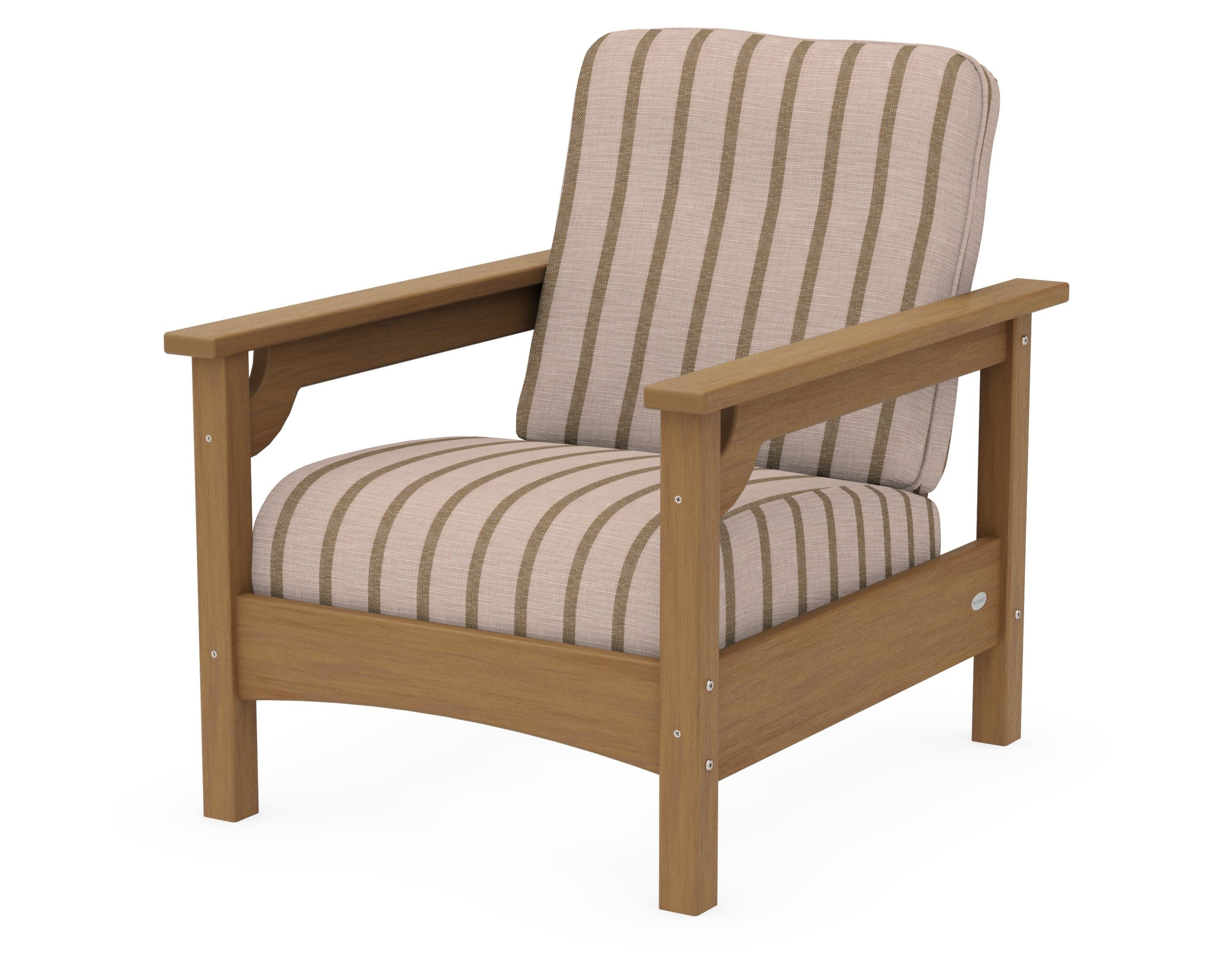 Club Chair in Natural / Unwind Cameo
