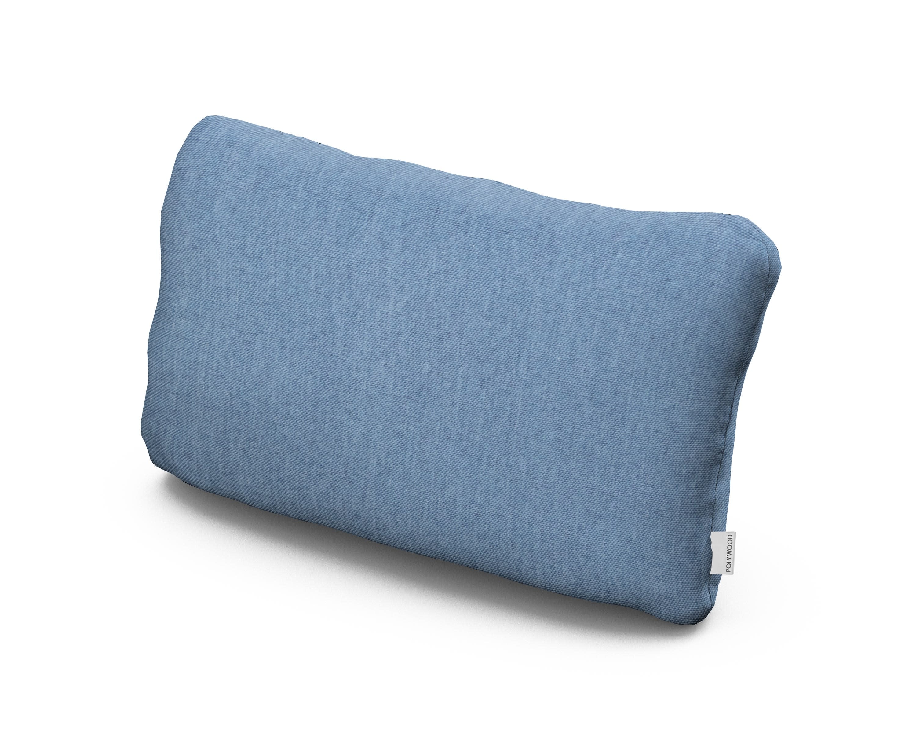 Outdoor Lumbar Pillow in Sky Blue