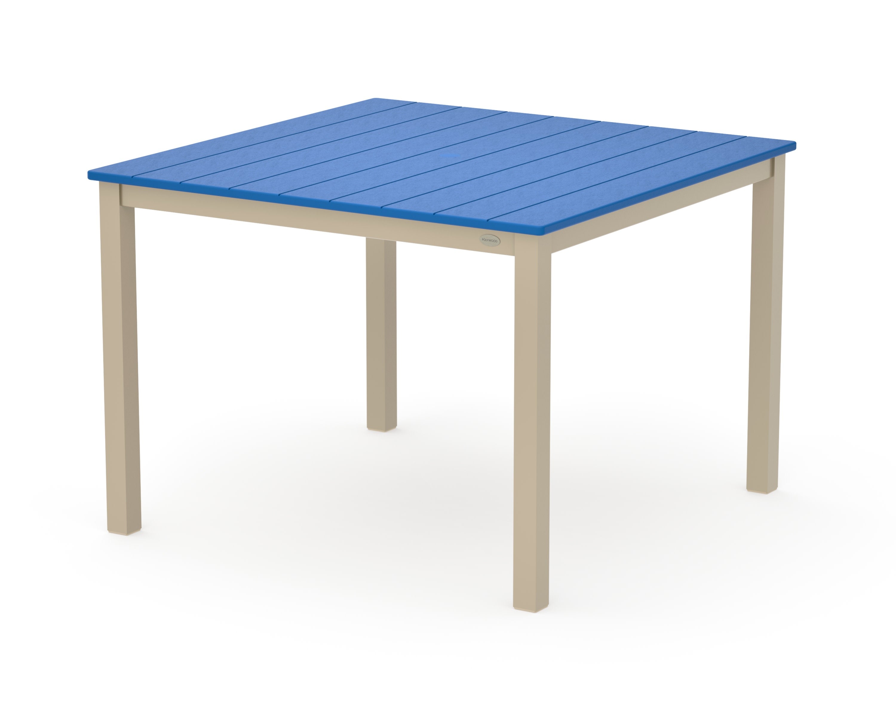 Main Street 42 x 42 Dining Table in Sand / Pacific Blue