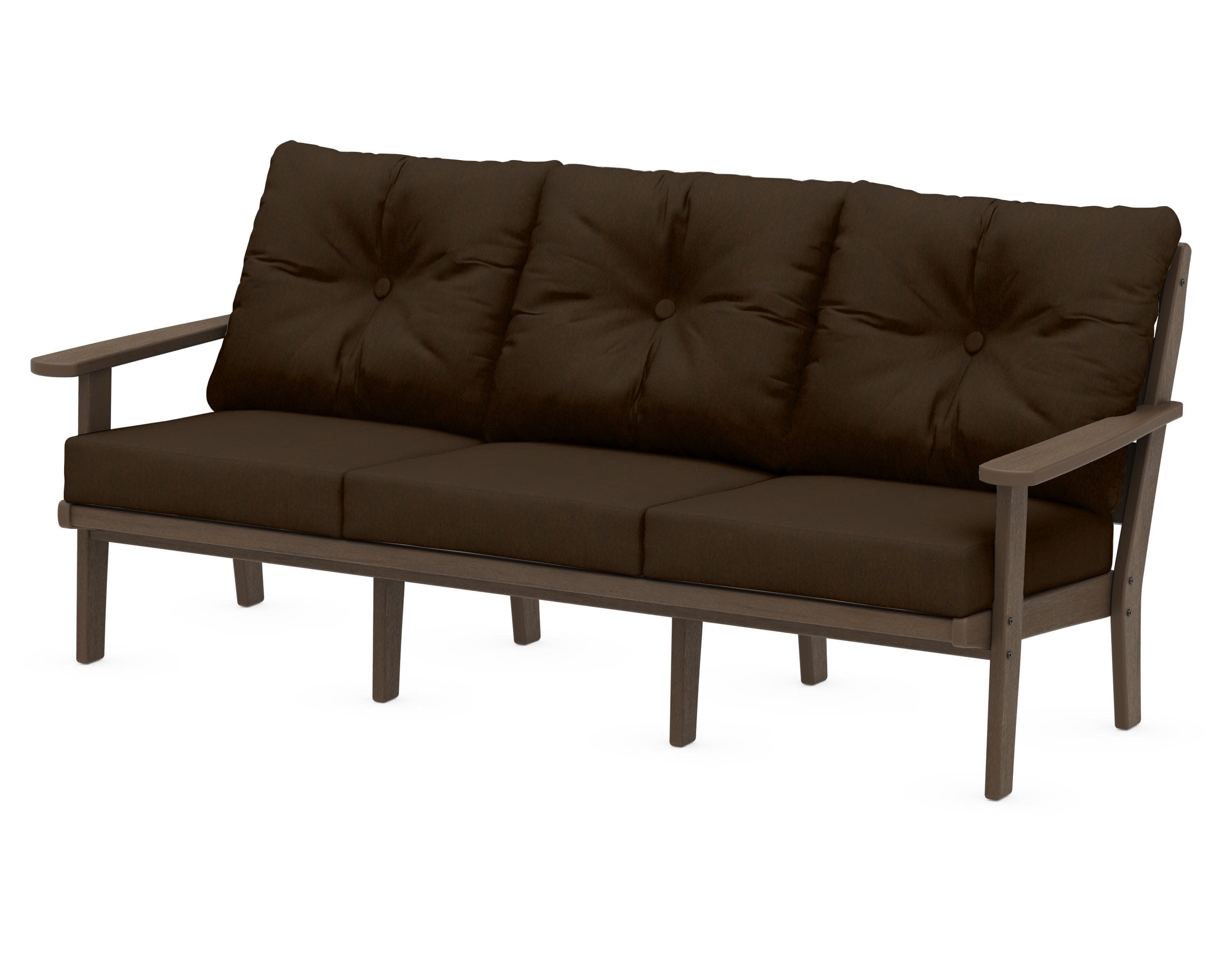 Lakeside Deep Seating Sofa in Kona / Canvas Java