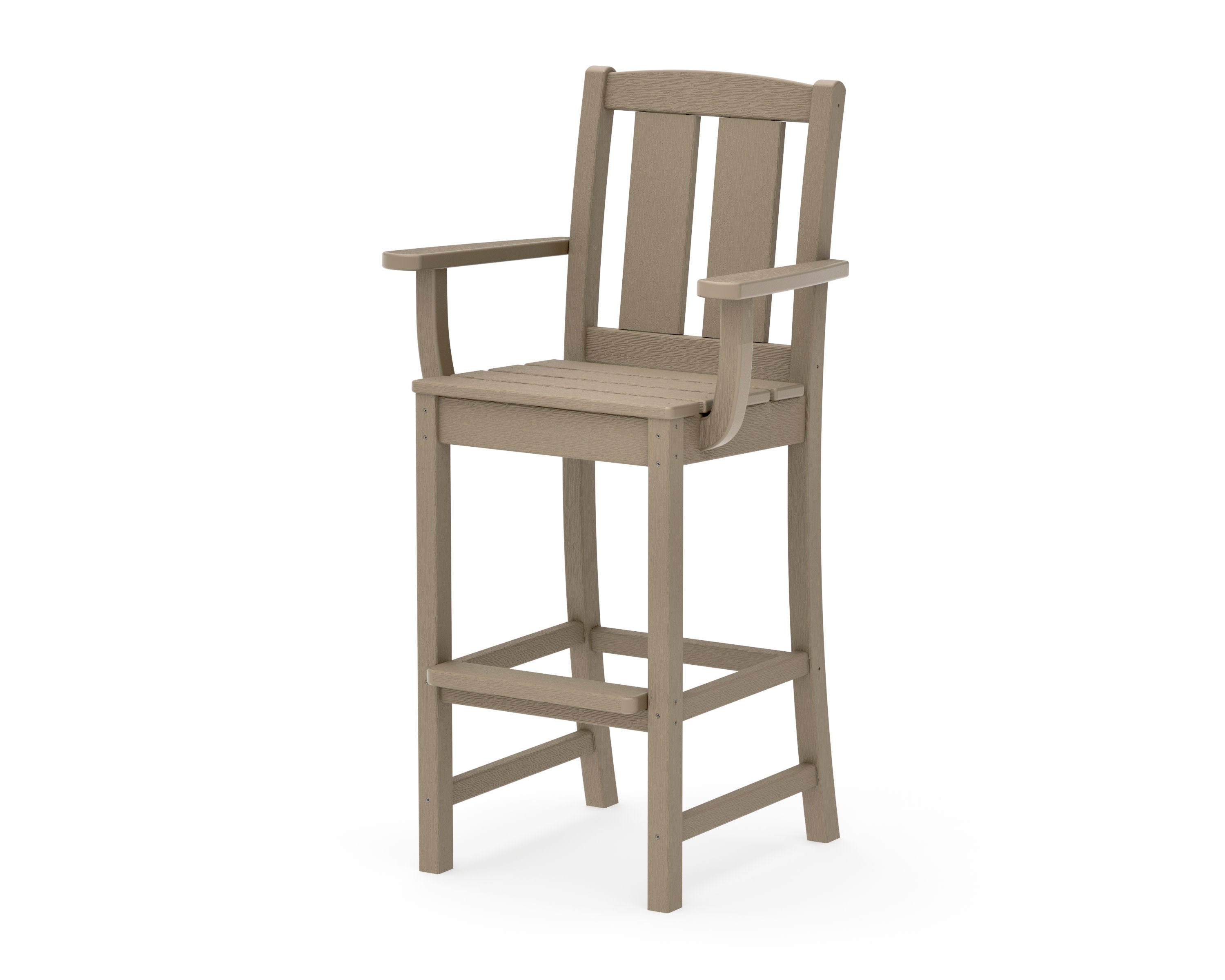 Mission Bar Arm Chair in Vintage Sahara