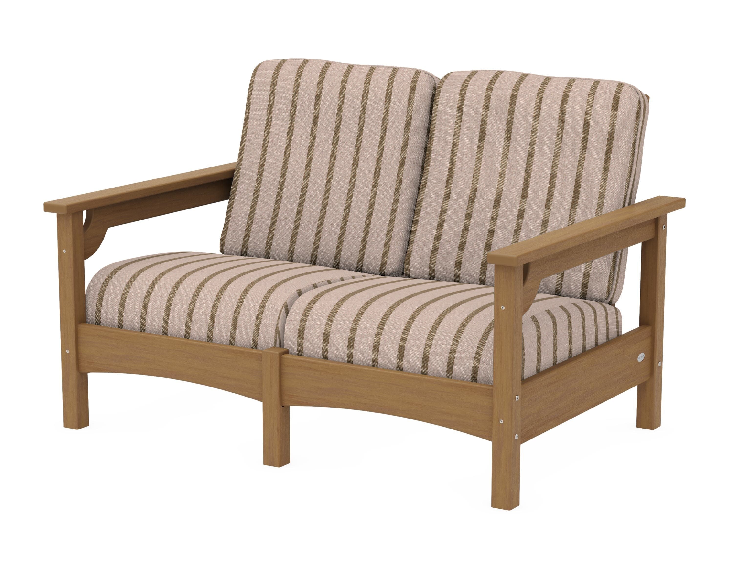 Club Loveseat in Natural / Unwind Cameo