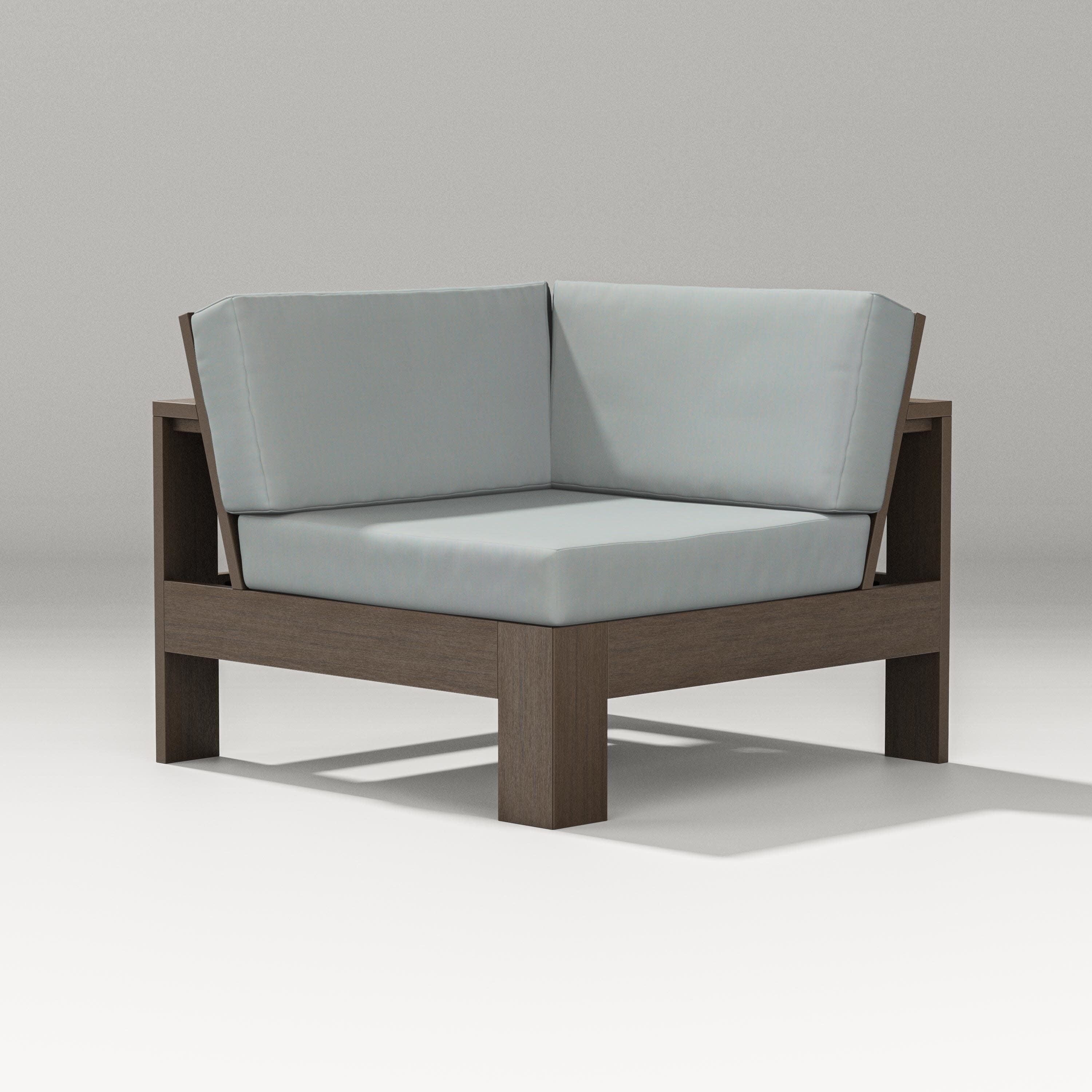 Latitude Modular Corner Chair in Kona / Spa