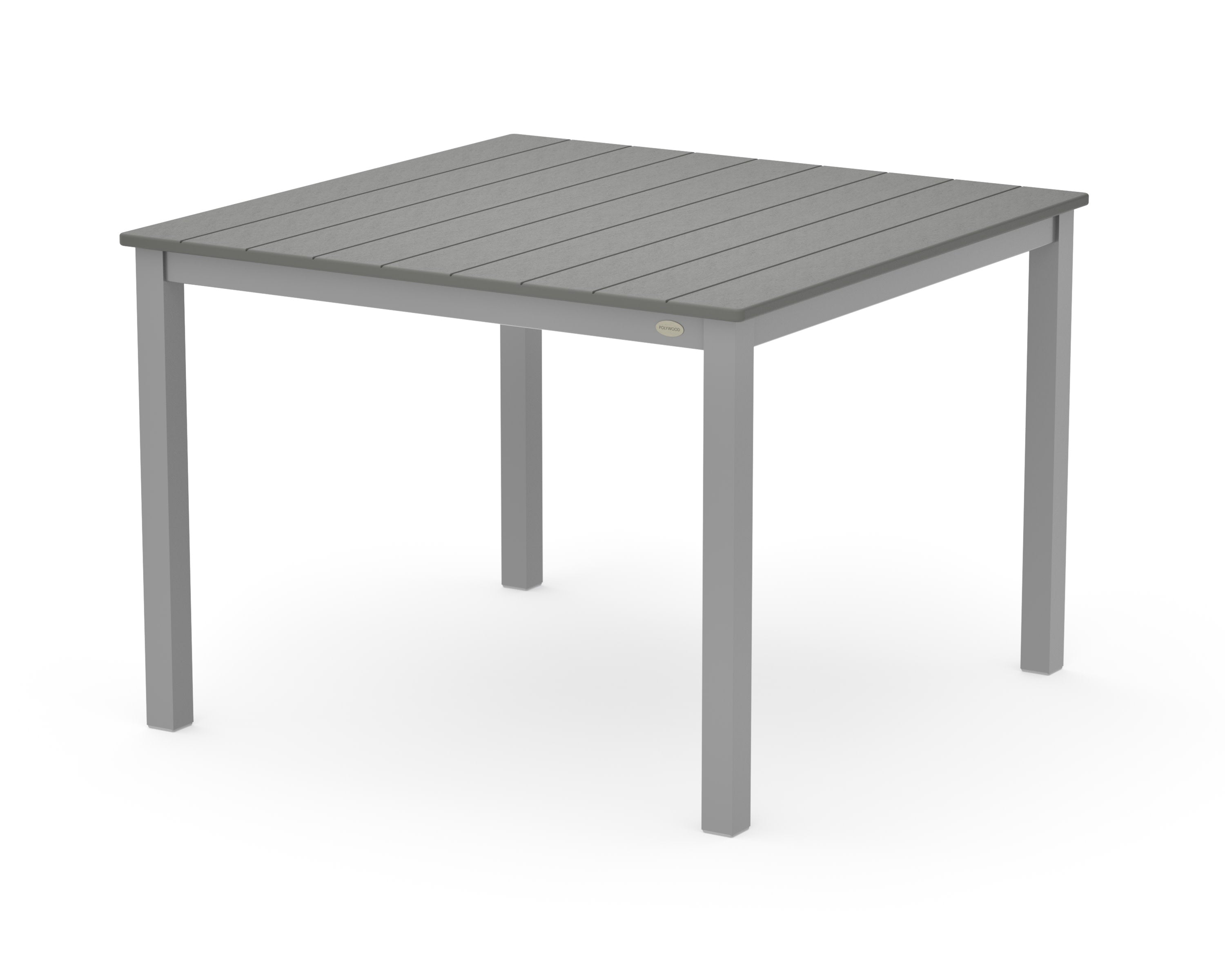Main Street 42 x 42 Dining Table in Silver / Slate Grey