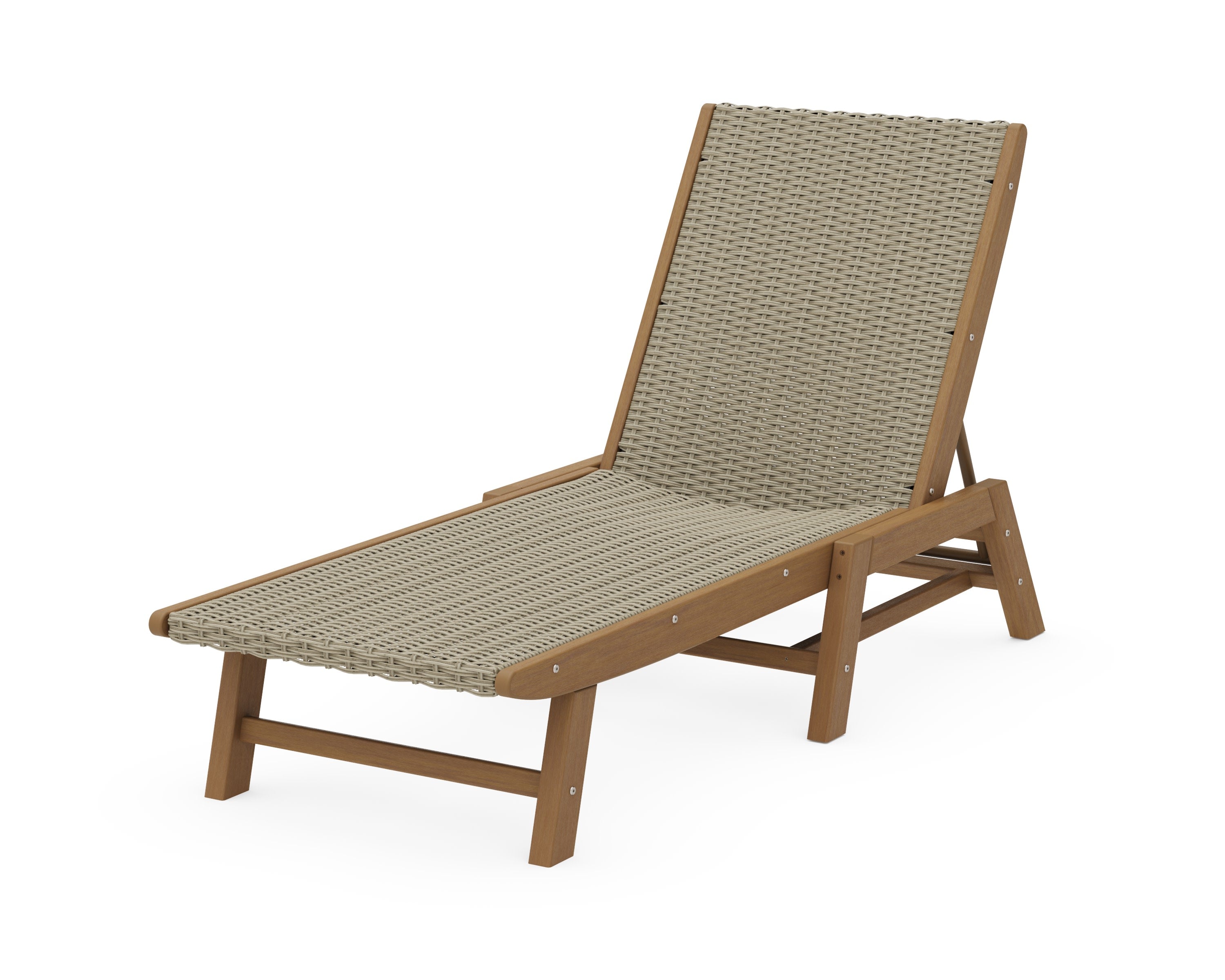 Coastal Woven Chaise in Natural / Dune Grass