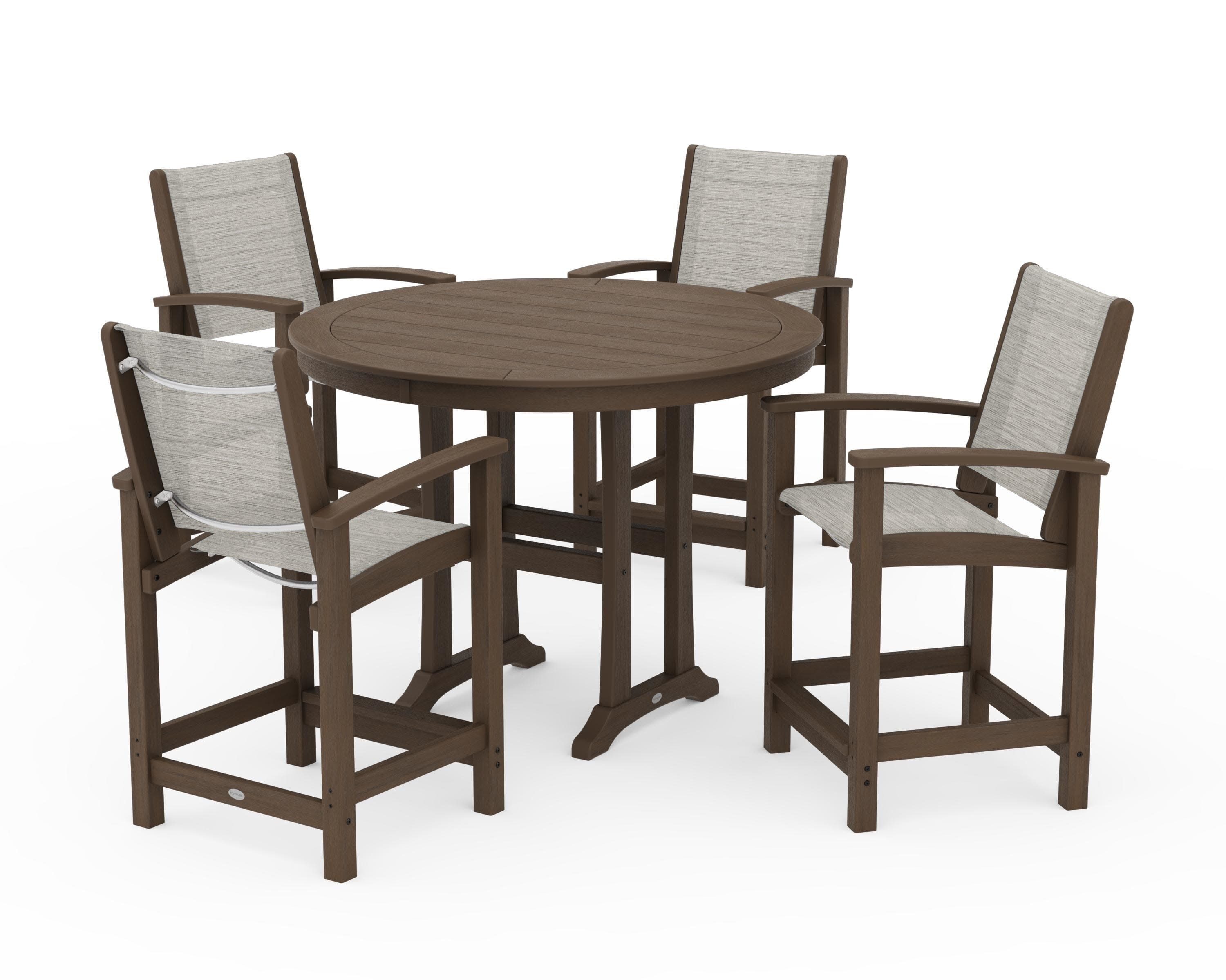 Coastal 5-Piece Counter Set in Kona / Birch Sling