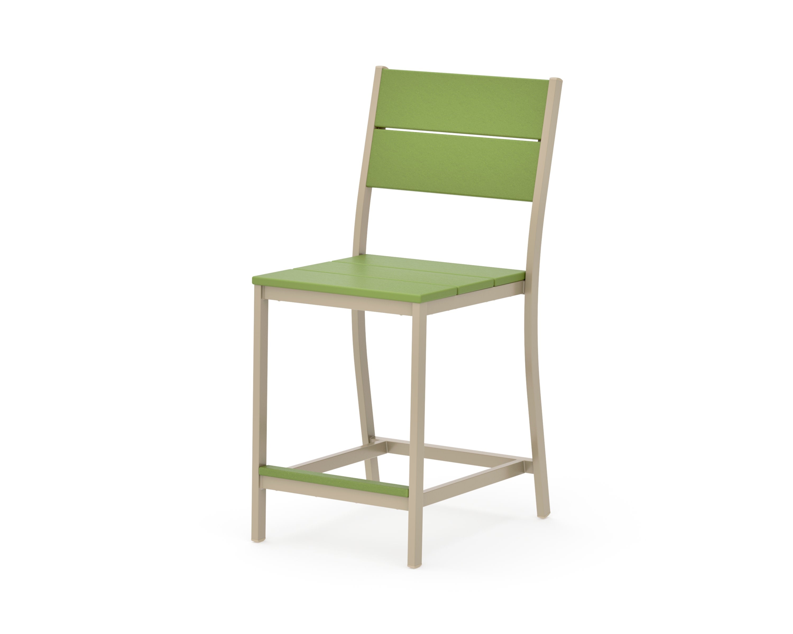 Main Street Counter Side Chair in Sand / Lime