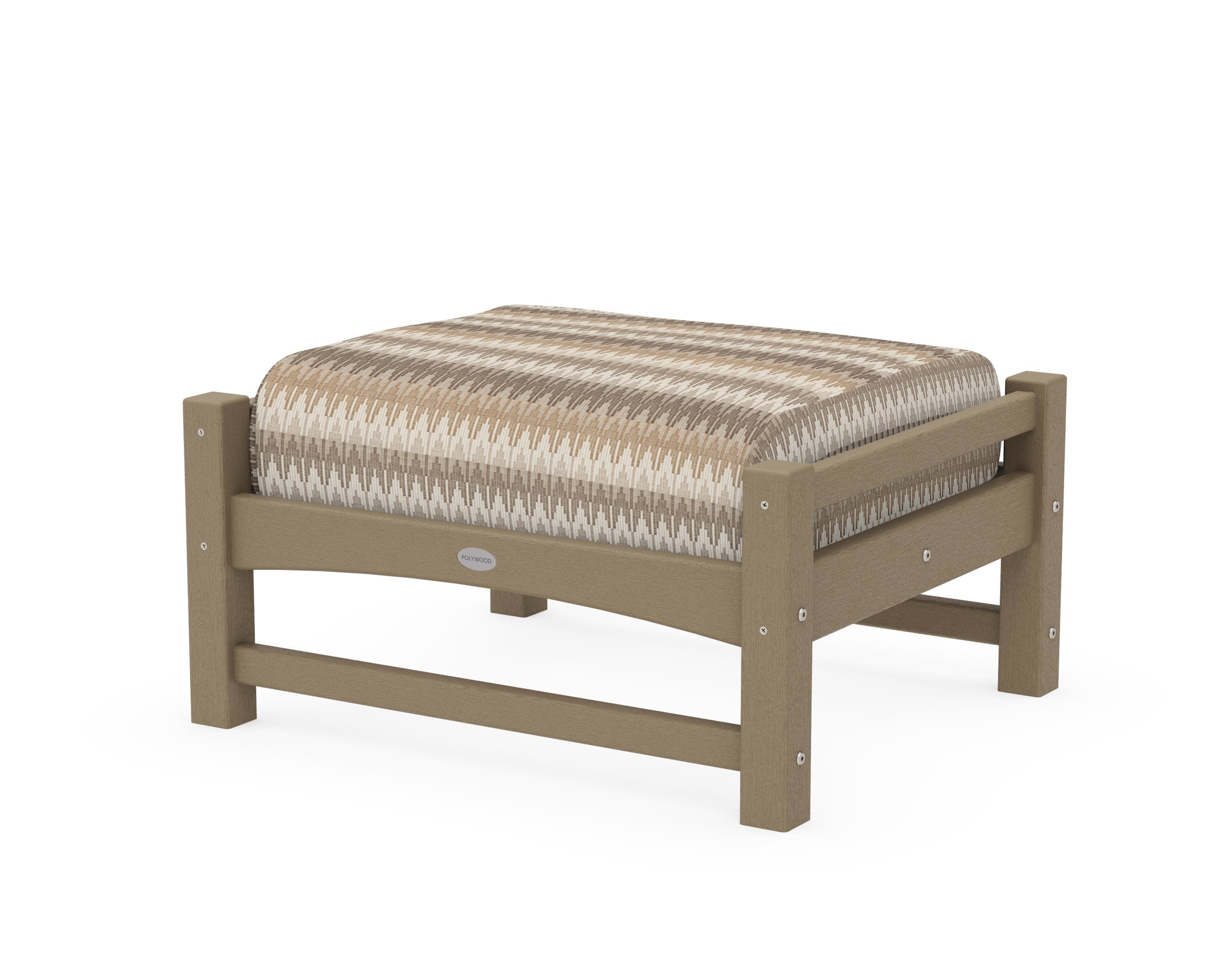 Club Ottoman in Vintage Sahara / Valley Dune