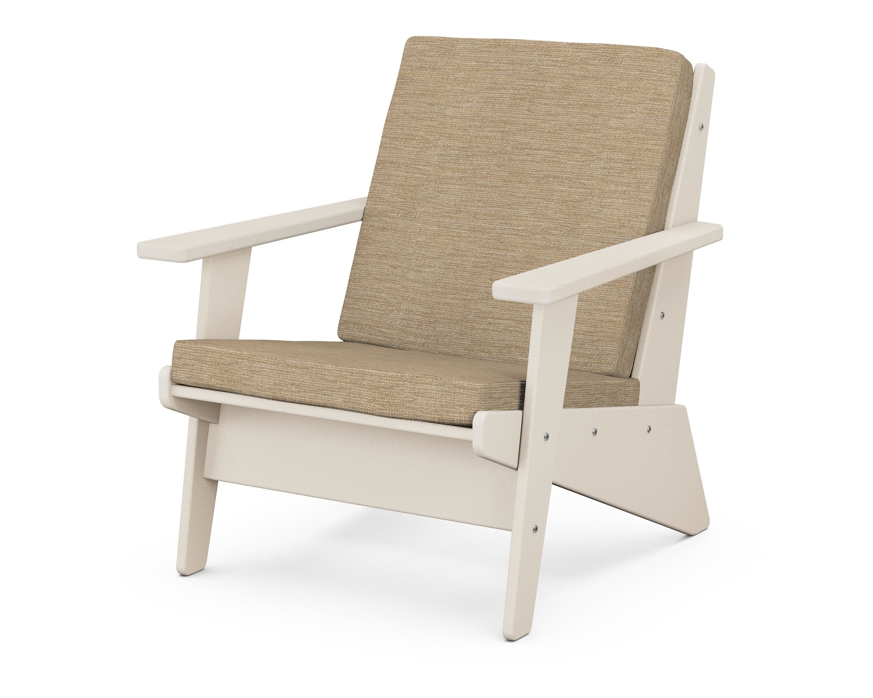 Riviera Modern Lounge Chair in Sand / Charmer Desert