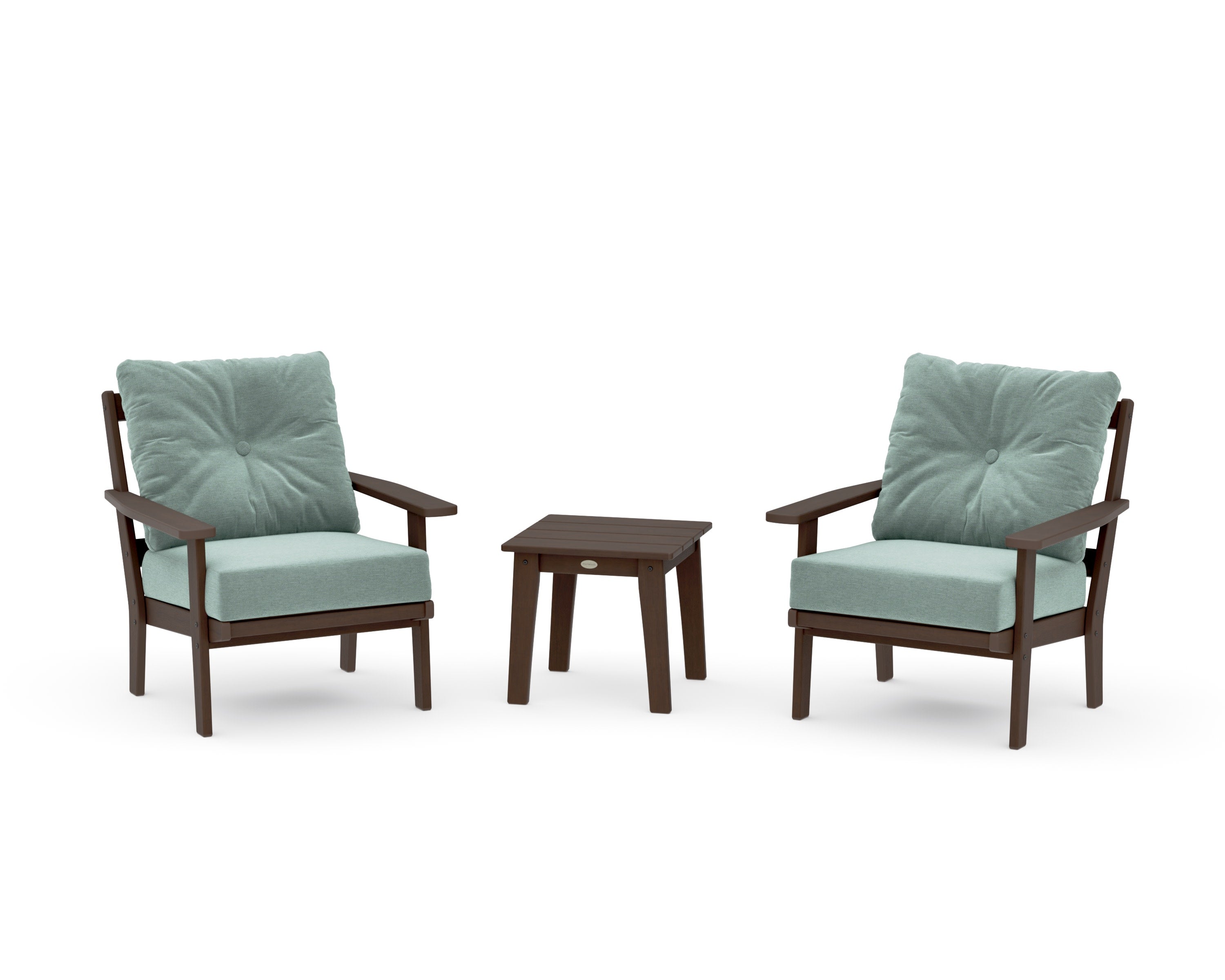 Prairie 3-Piece Deep Seating Set in Kona / Glacier Spa