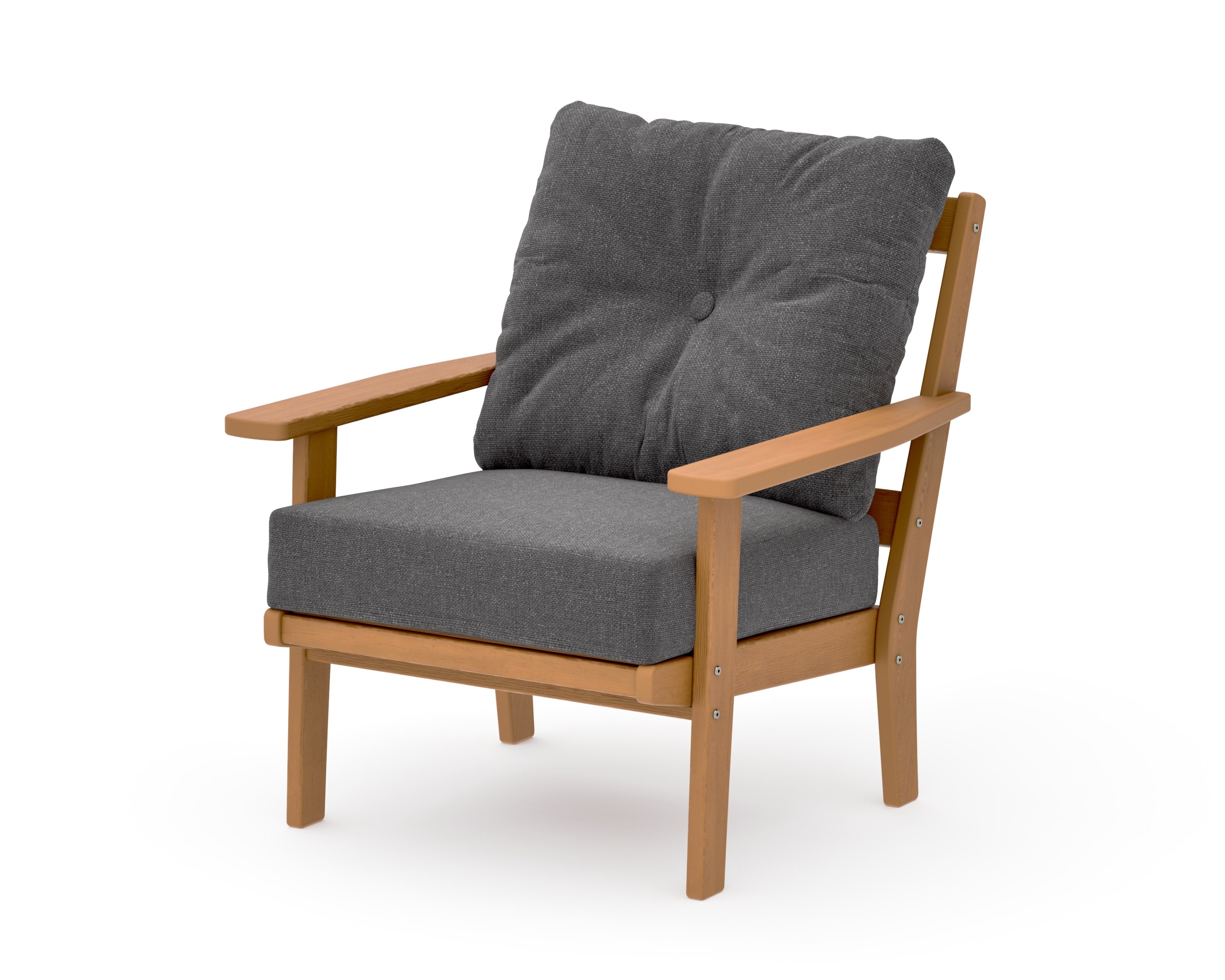 Prairie Deep Seating Chair in Natural / Ash Charcoal