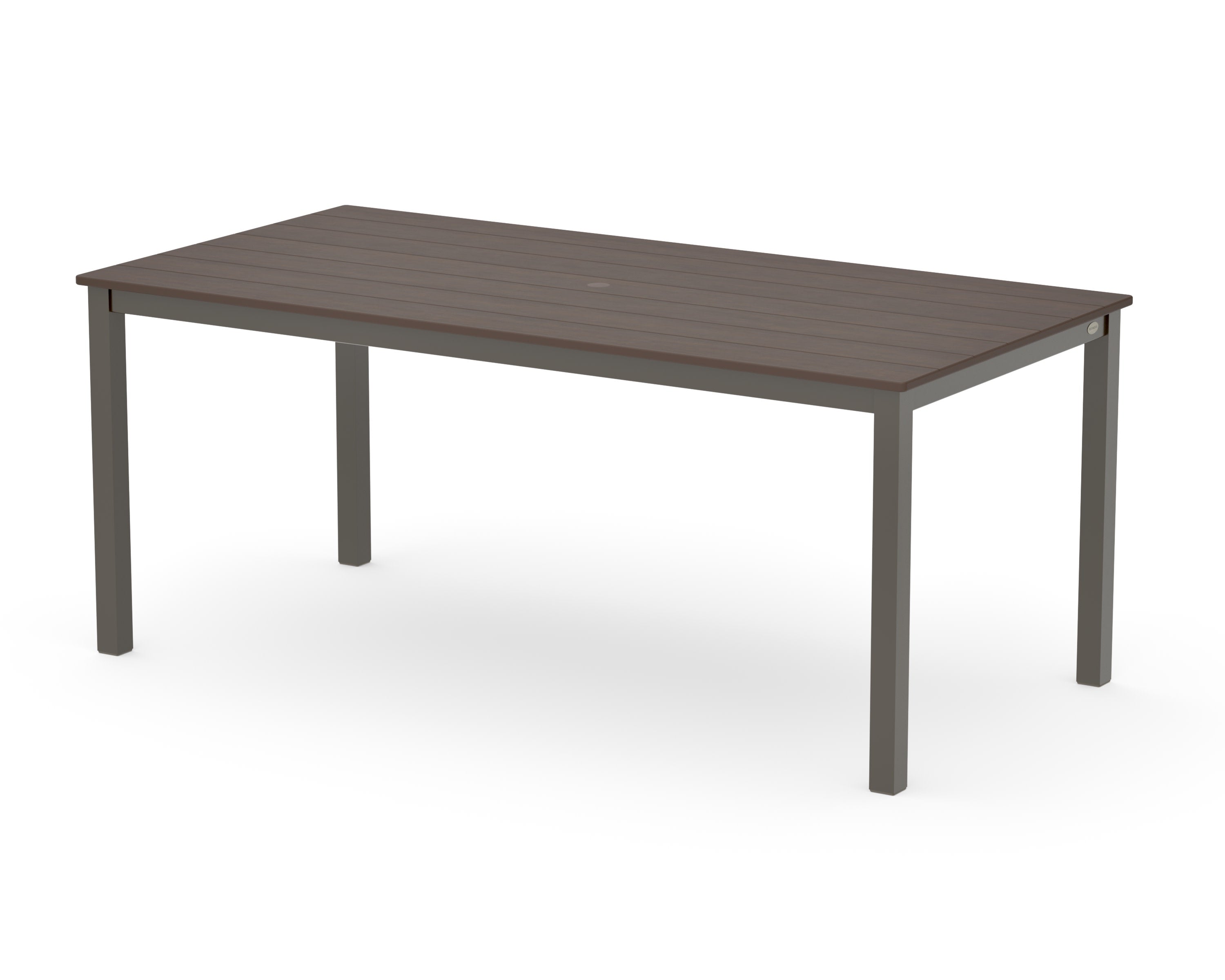 Main Street 36" x 72" Dining Table in Bronze / Kona
