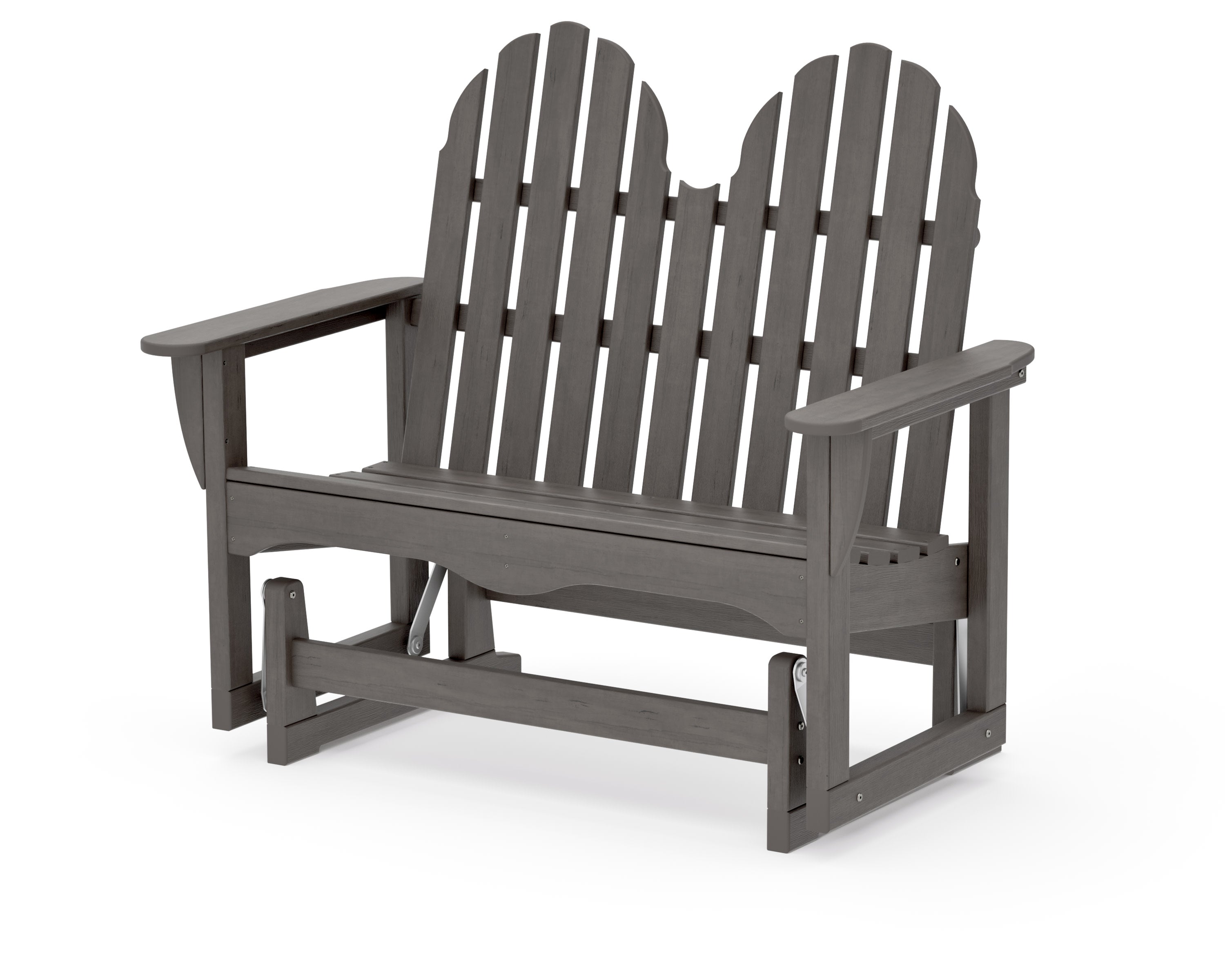 Classic Adirondack 48" Glider in Driftwood