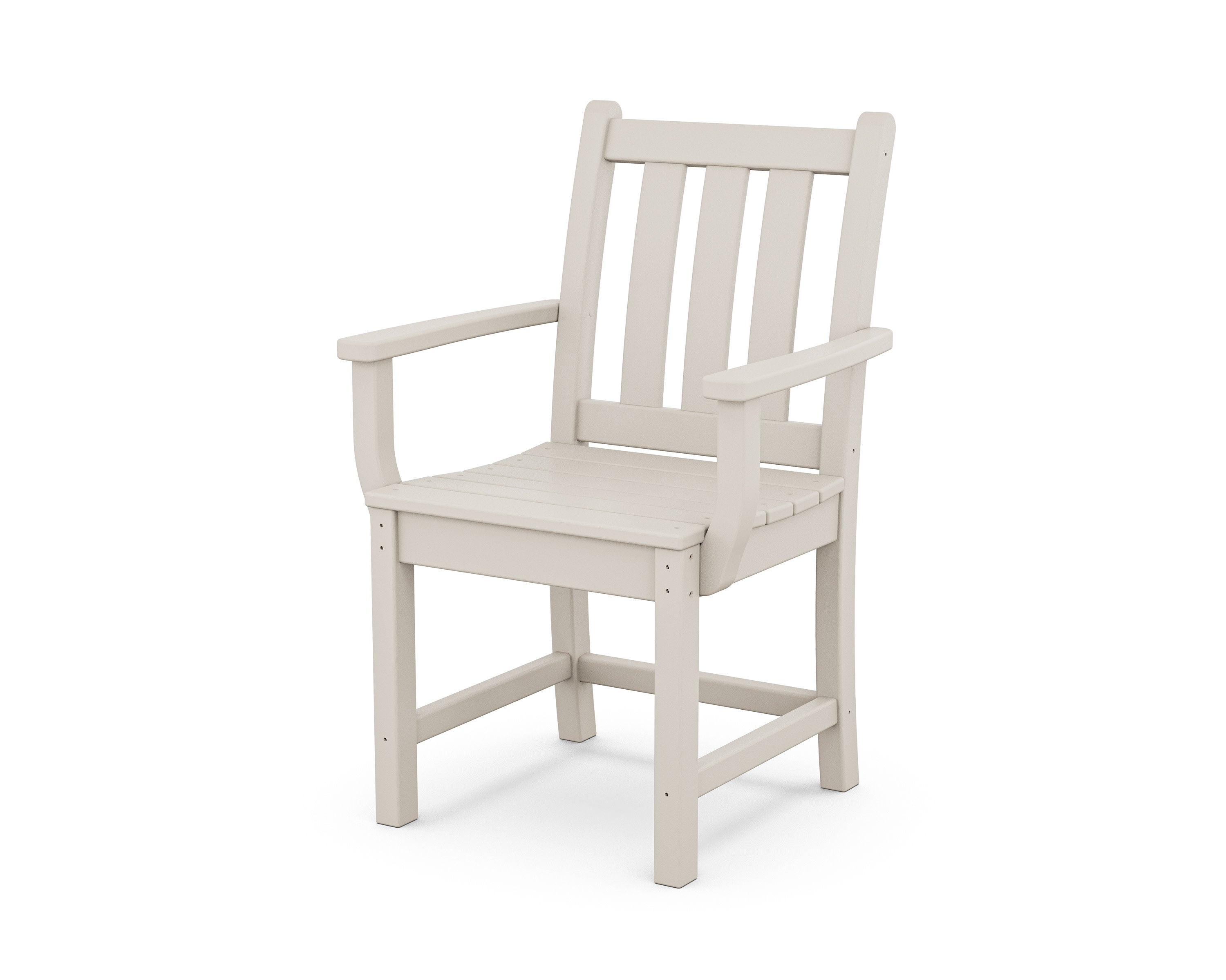 Traditional Garden Dining Arm Chair in Sand