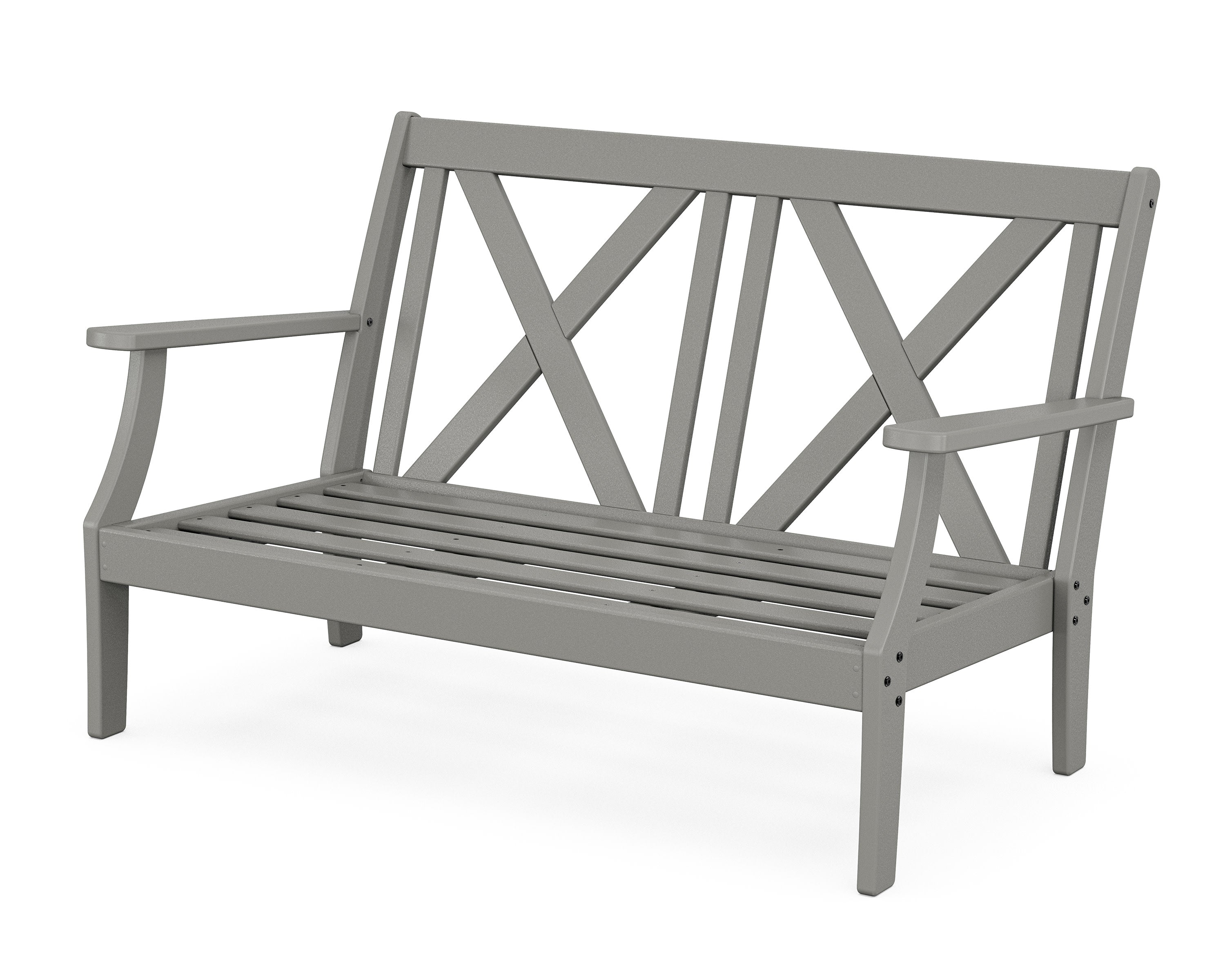 Braxton Deep Seating Loveseat Frame in Slate Grey