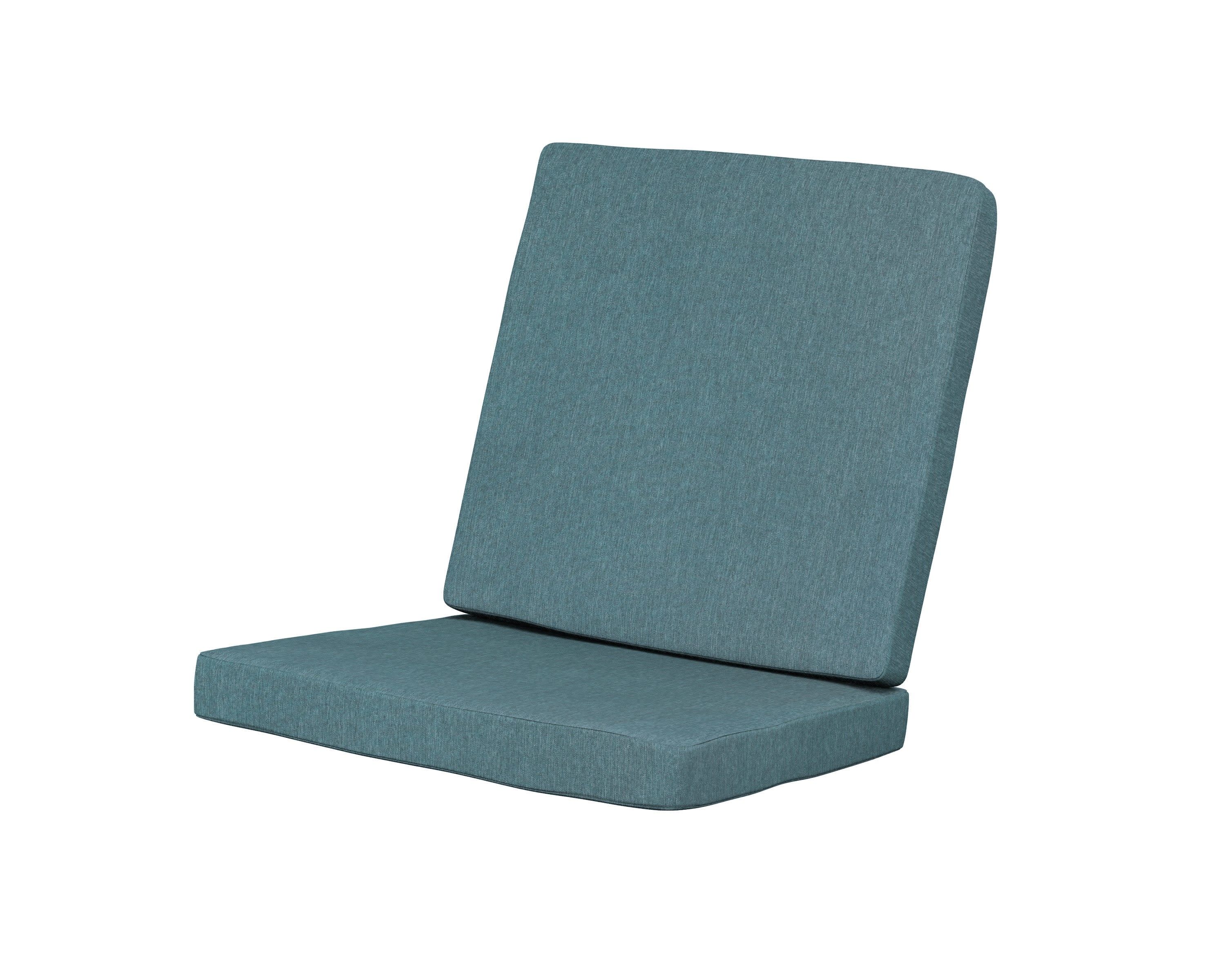 Modern Chair Cushion in Ocean Teal