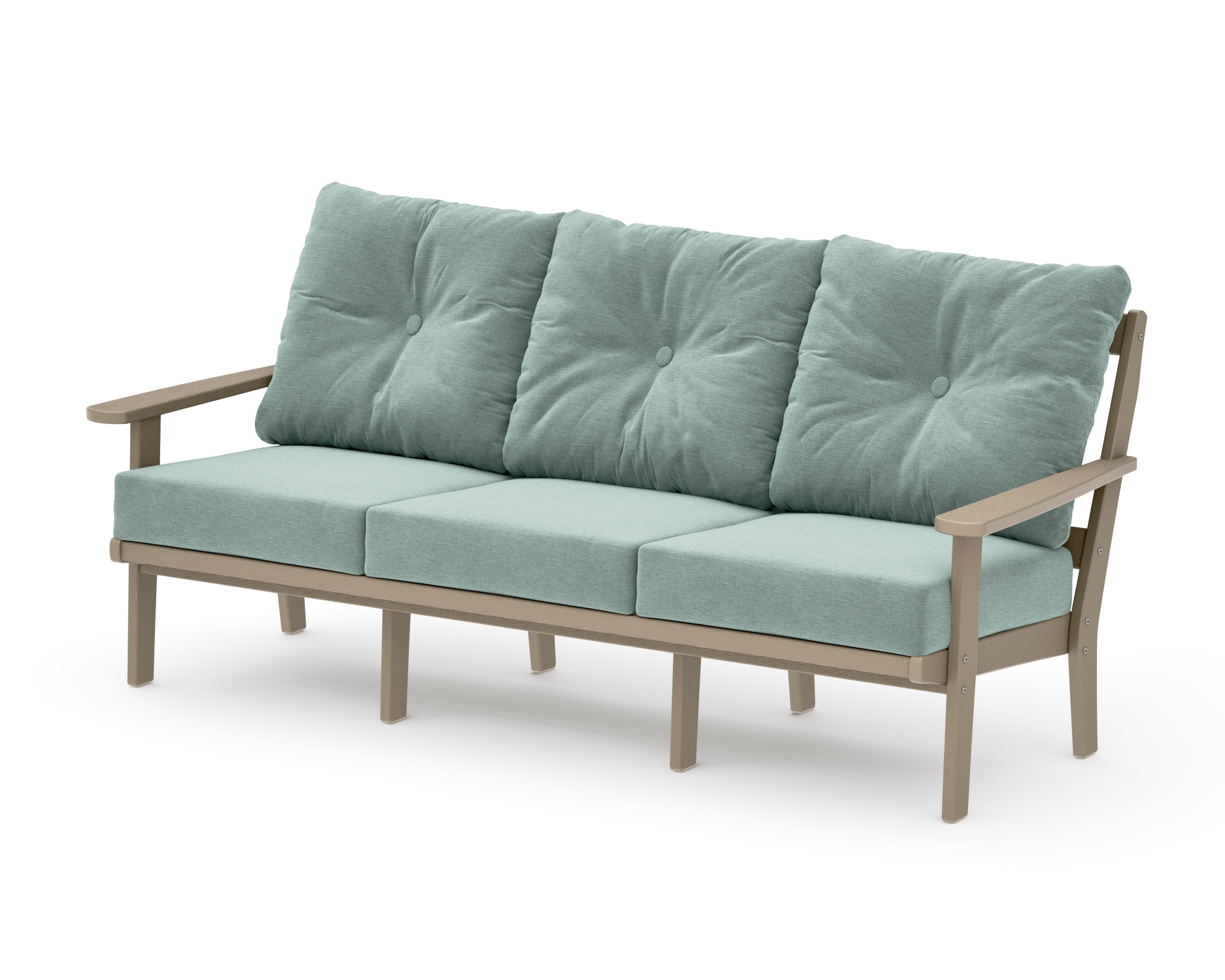Mission Deep Seating Sofa in Vintage Sahara / Glacier Spa